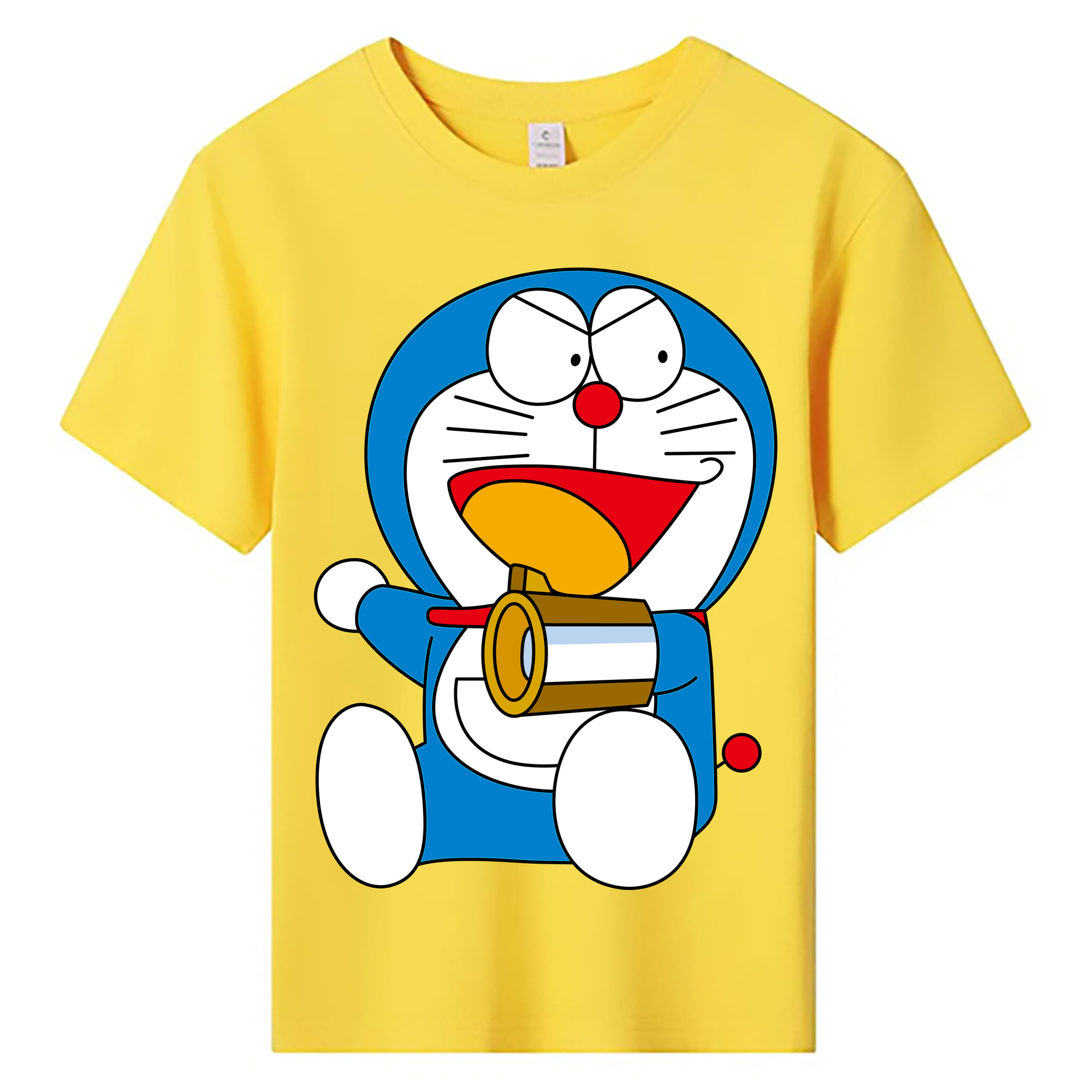 （画像用） ドラえもん Doraemon 綿100％キッズTシャツ（フロントプリント）