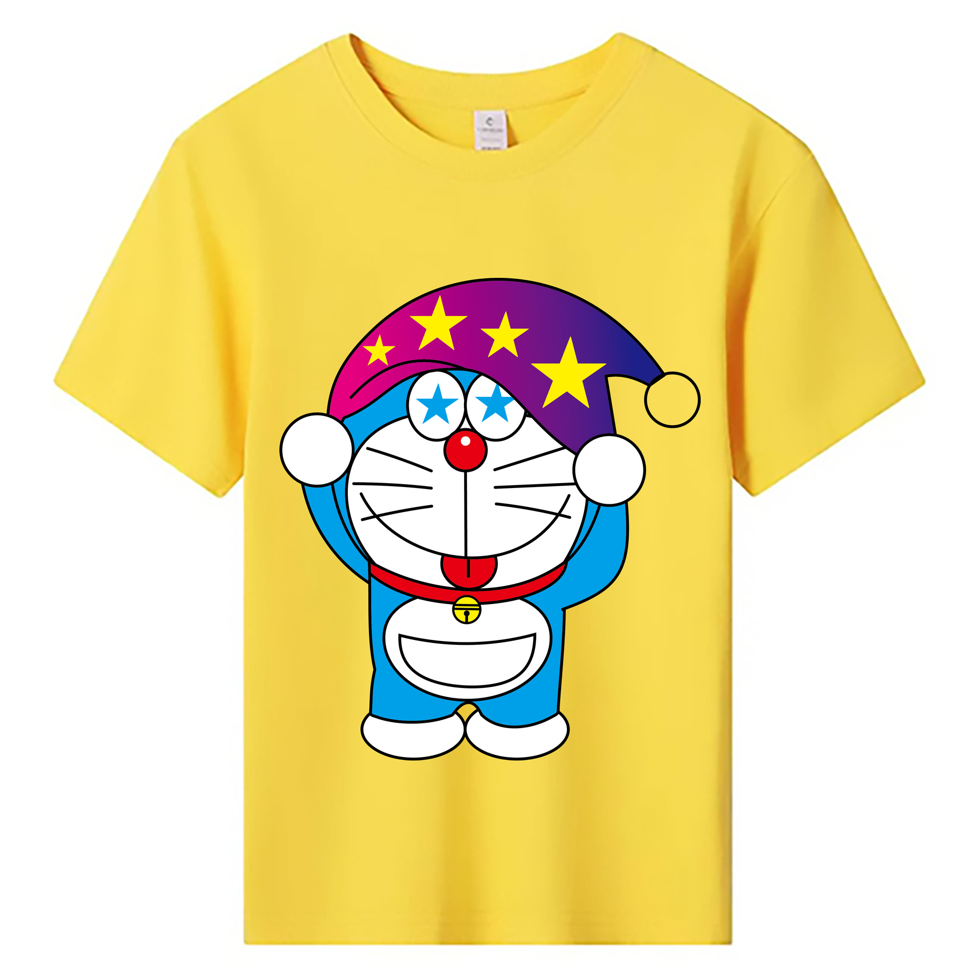 （画像用） ドラえもん Doraemon 綿100％キッズTシャツ（フロントプリント）