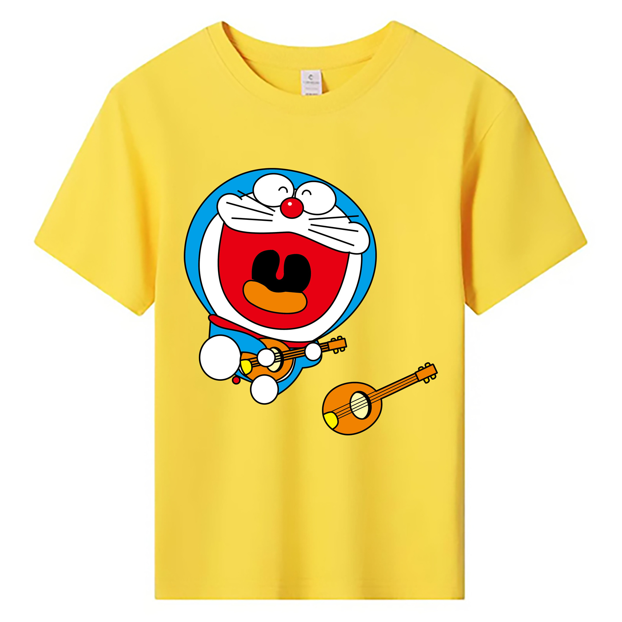 （画像用） ドラえもん Doraemon 綿100％キッズTシャツ（フロントプリント）