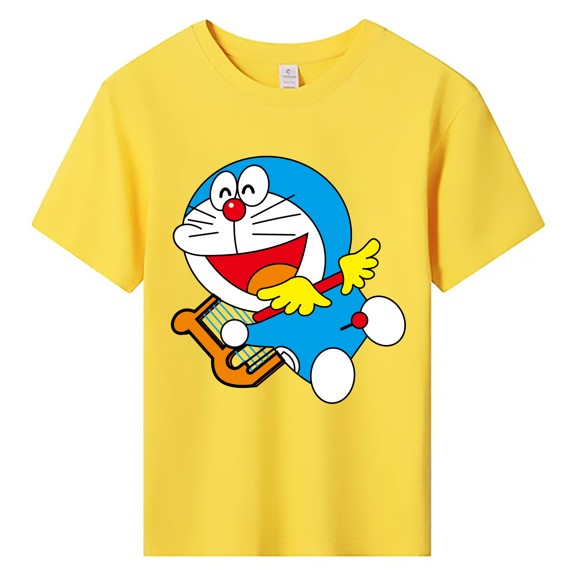 （画像用） ドラえもん Doraemon 綿100％キッズTシャツ（フロントプリント）