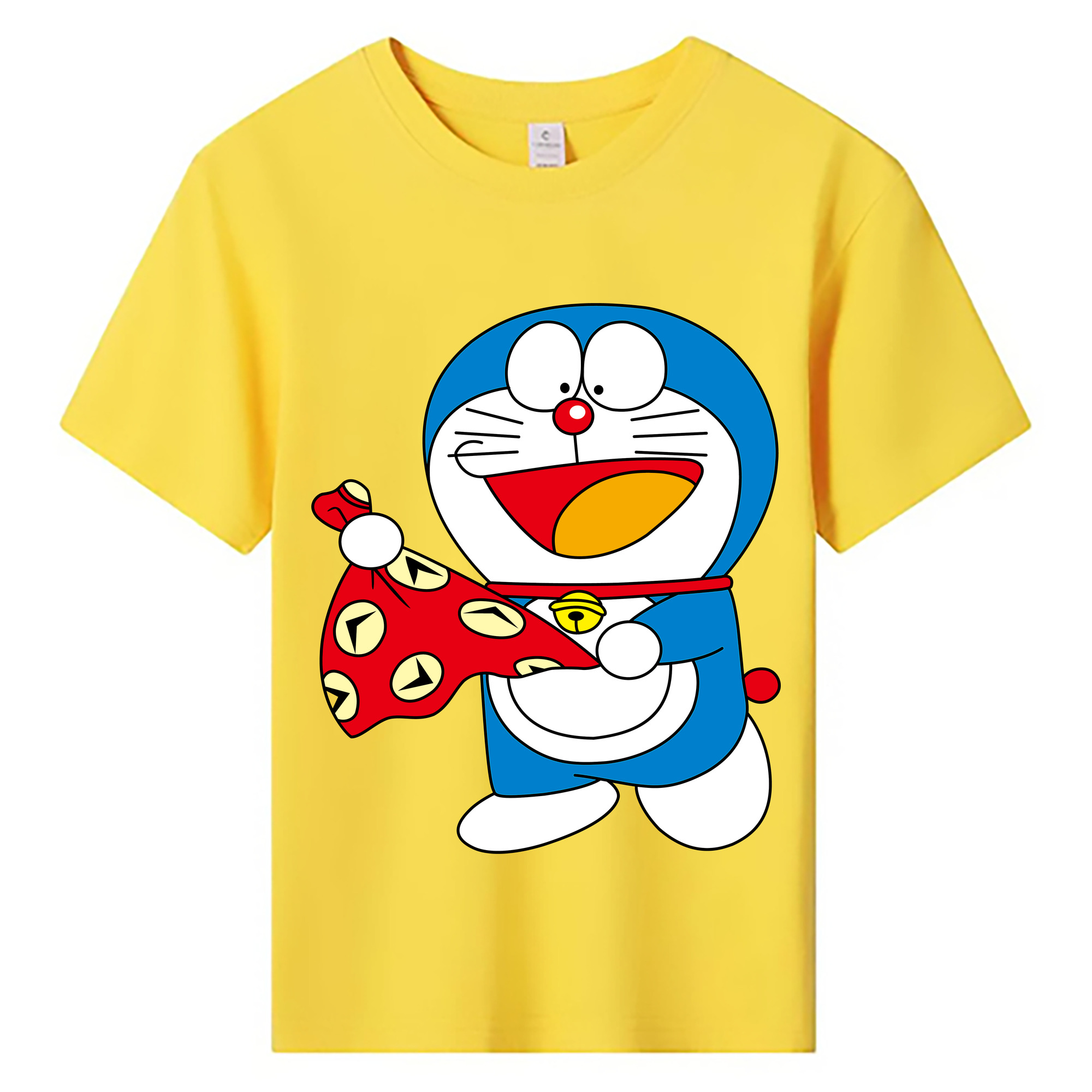 （画像用） ドラえもん Doraemon 綿100％キッズTシャツ（フロントプリント）
