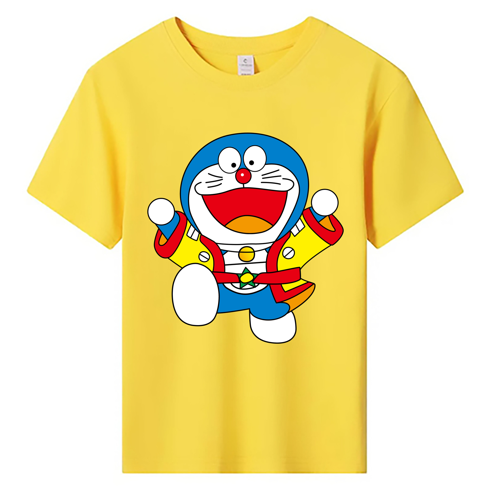 （画像用） ドラえもん Doraemon 綿100％キッズTシャツ（フロントプリント）