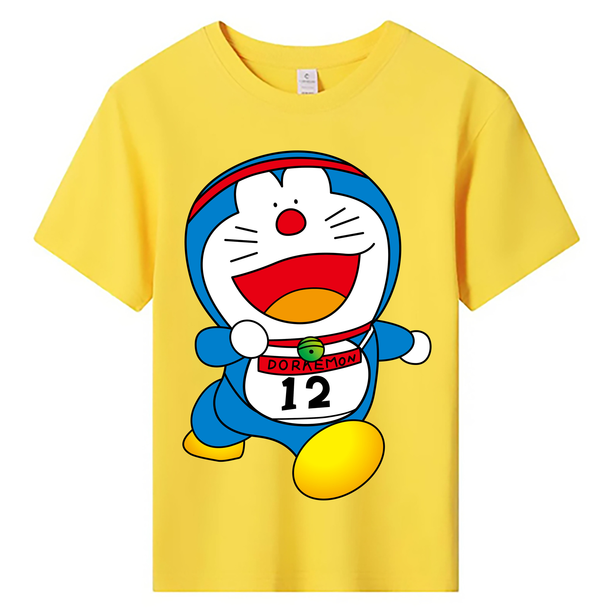 （画像用） ドラえもん Doraemon 綿100％キッズTシャツ（フロントプリント）