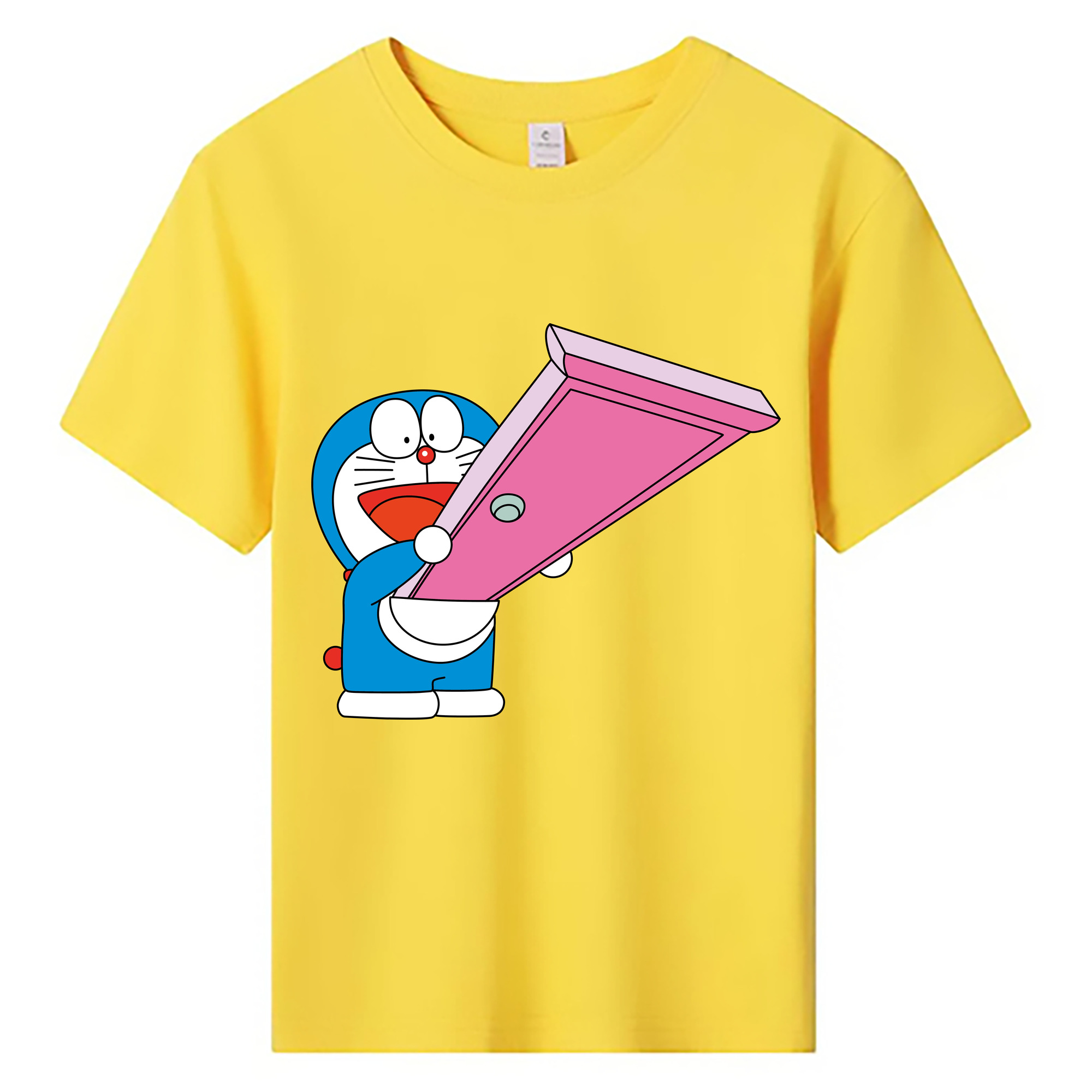 （画像用） ドラえもん Doraemon 綿100％キッズTシャツ（フロントプリント）