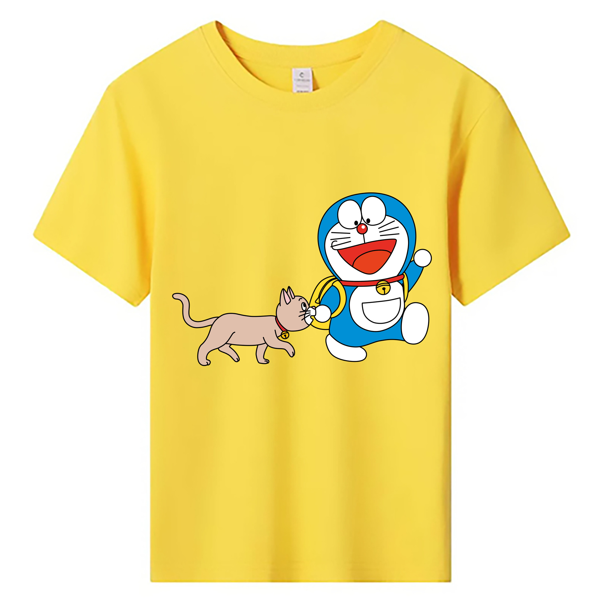 （画像用） ドラえもん Doraemon 綿100％キッズTシャツ（フロントプリント）