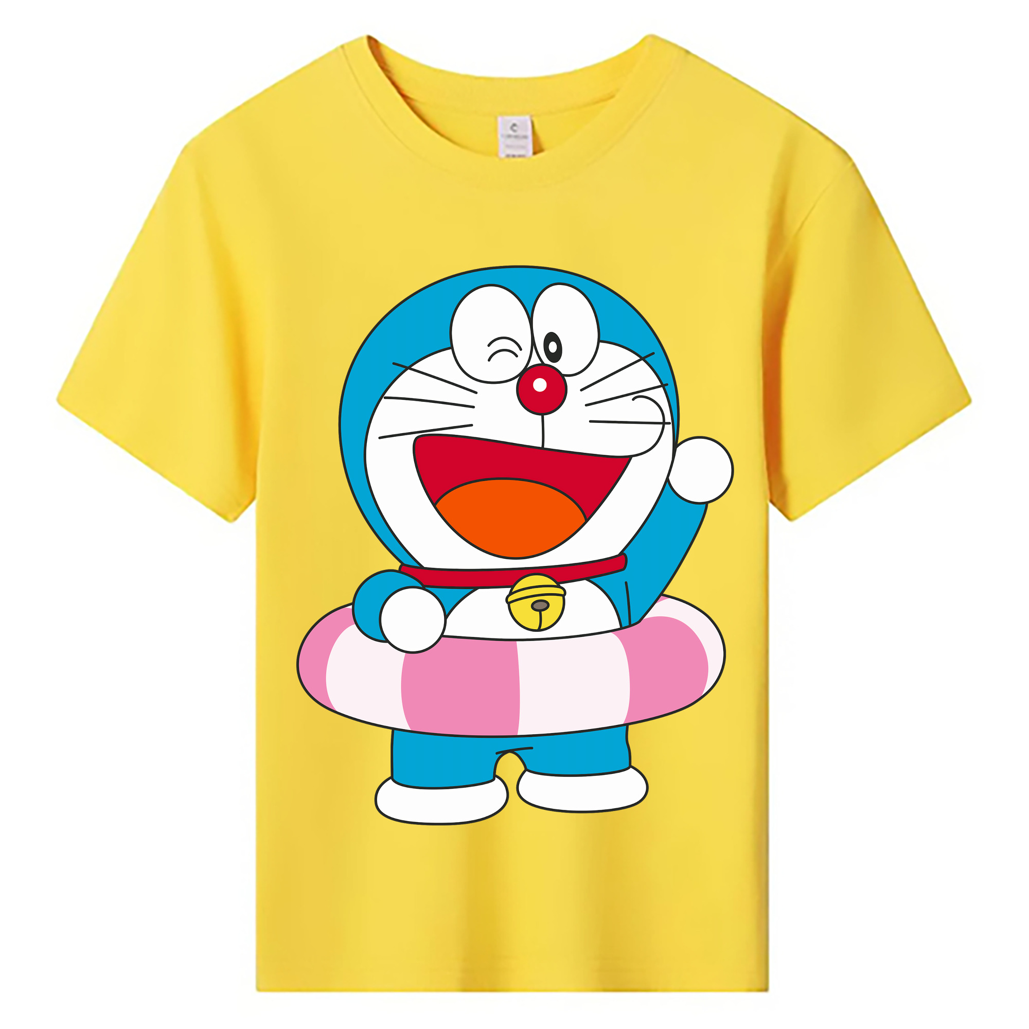 （画像用） ドラえもん Doraemon 綿100％キッズTシャツ（フロントプリント）