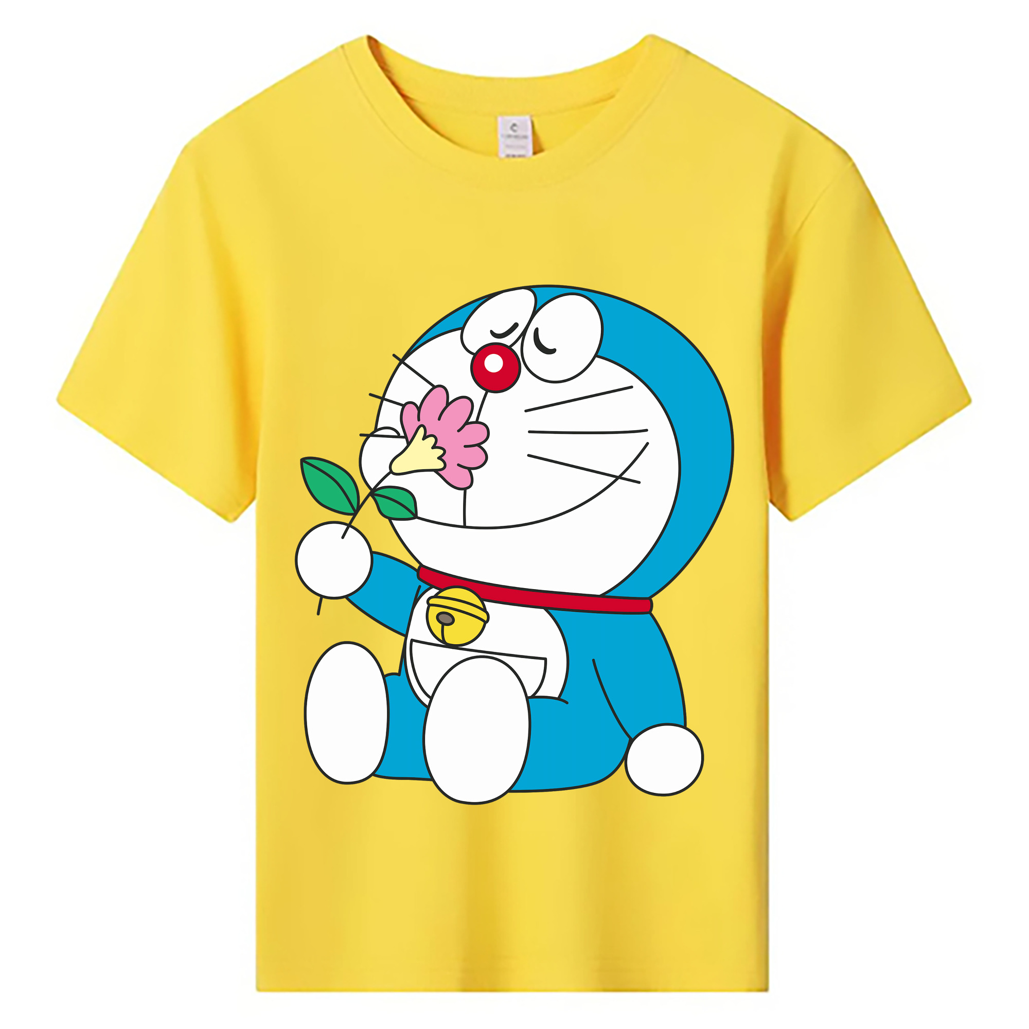 （画像用） ドラえもん Doraemon 綿100％キッズTシャツ（フロントプリント）