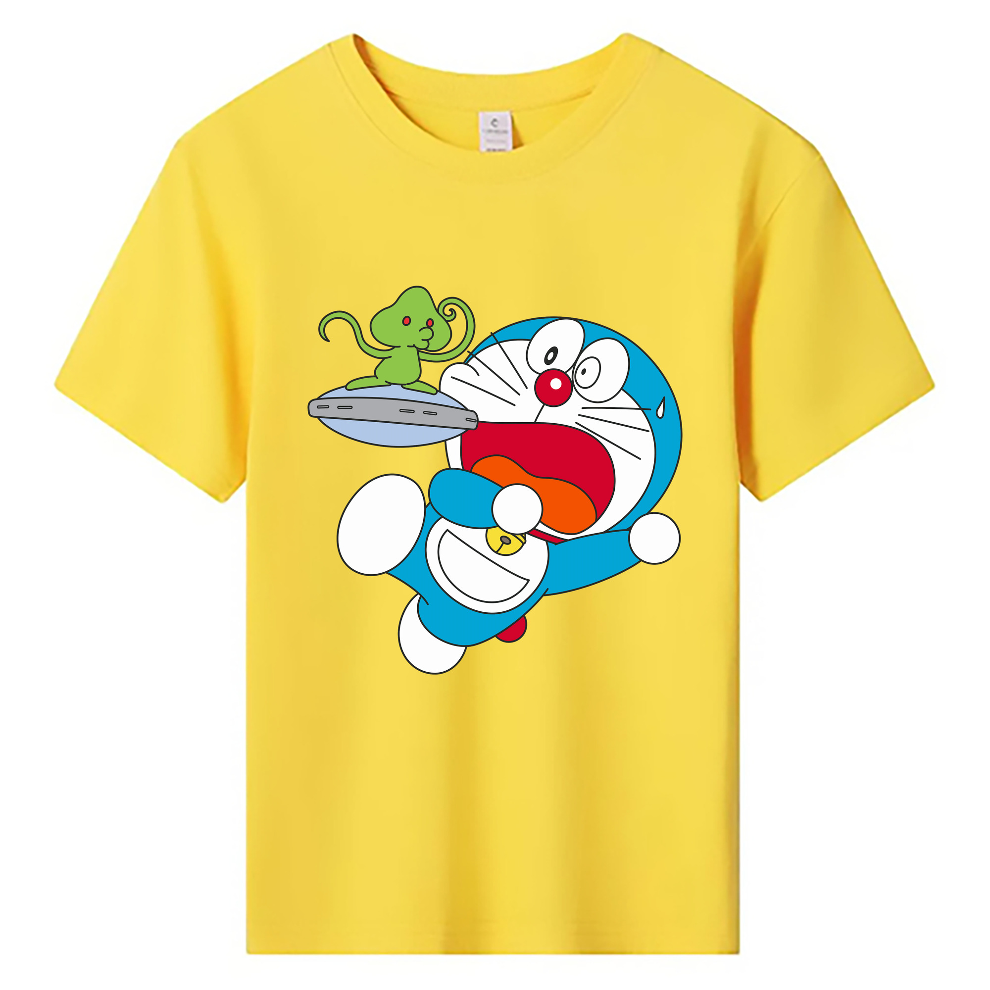 （画像用） ドラえもん Doraemon 綿100％キッズTシャツ（フロントプリント）