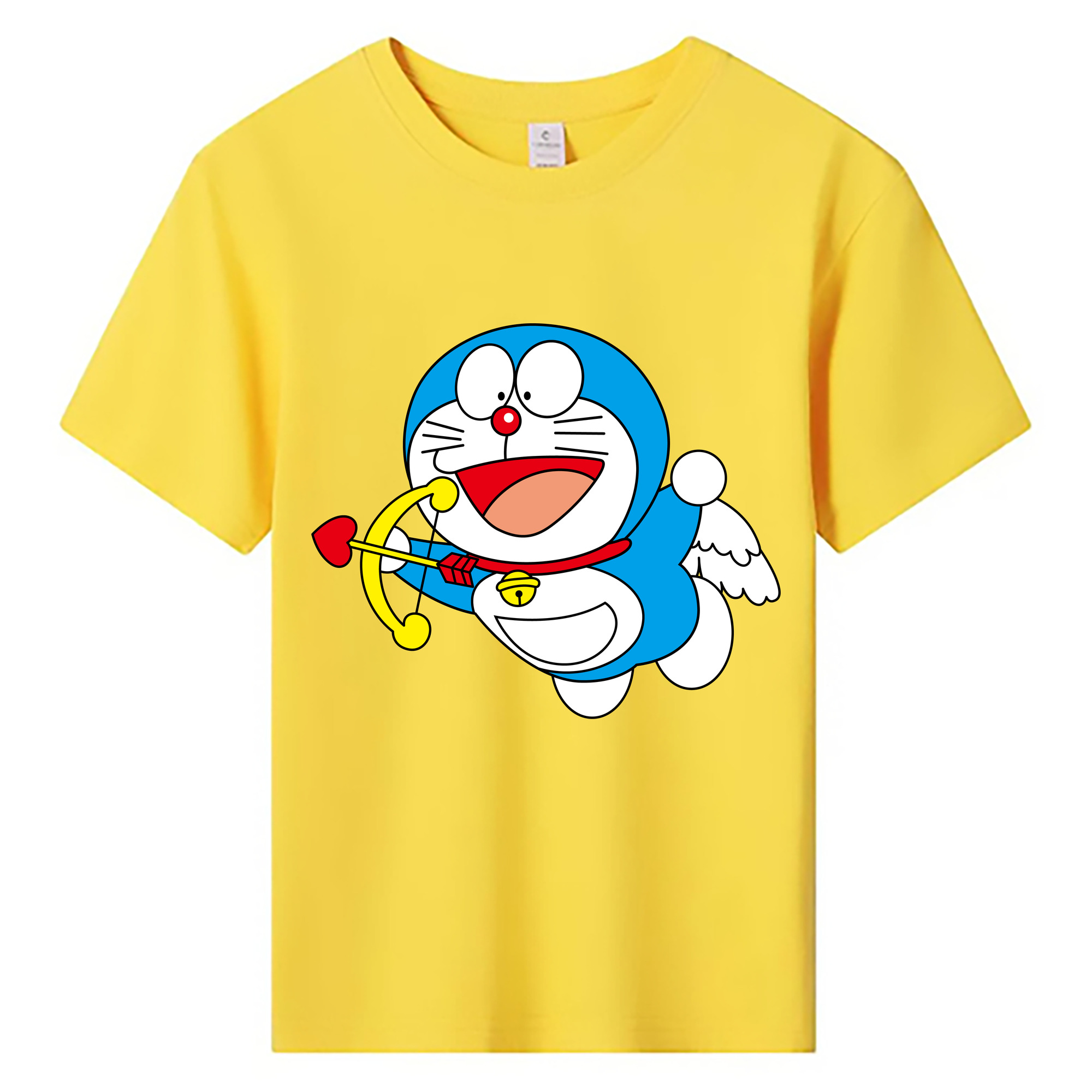 （画像用） ドラえもん Doraemon 綿100％キッズTシャツ（フロントプリント）
