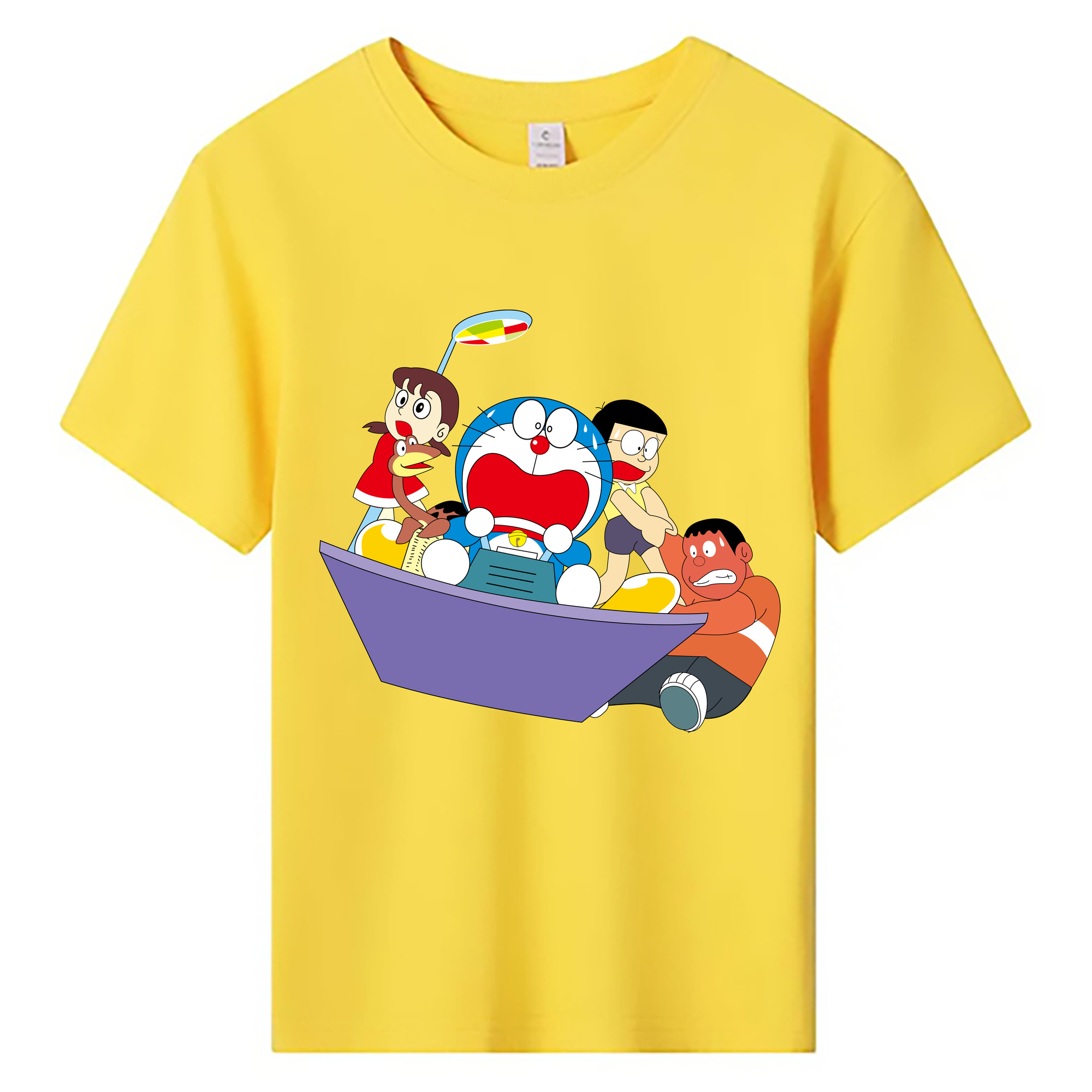 （画像用） ドラえもん Doraemon 綿100％キッズTシャツ（フロントプリント）