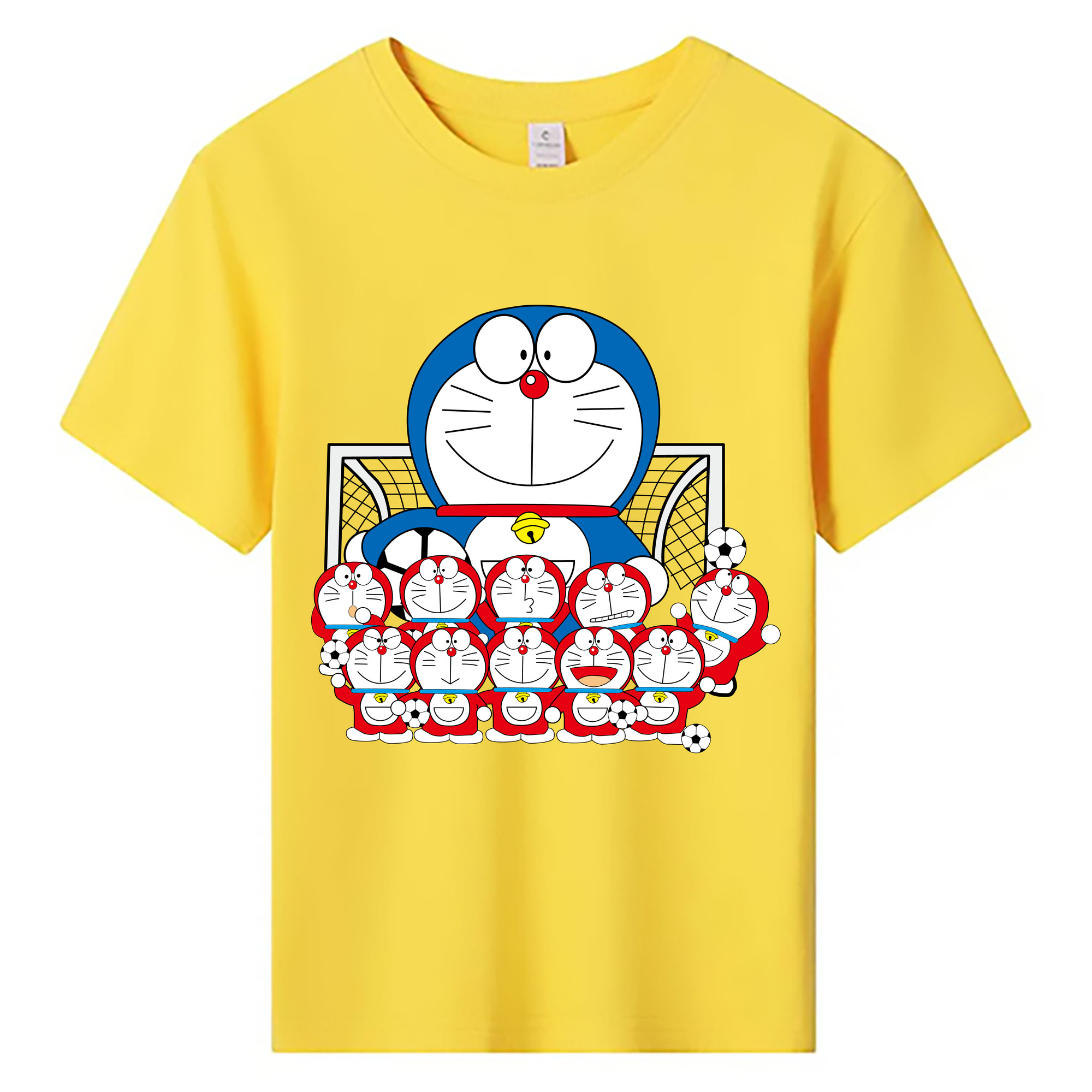（画像用） ドラえもん Doraemon 綿100％キッズTシャツ（フロントプリント）