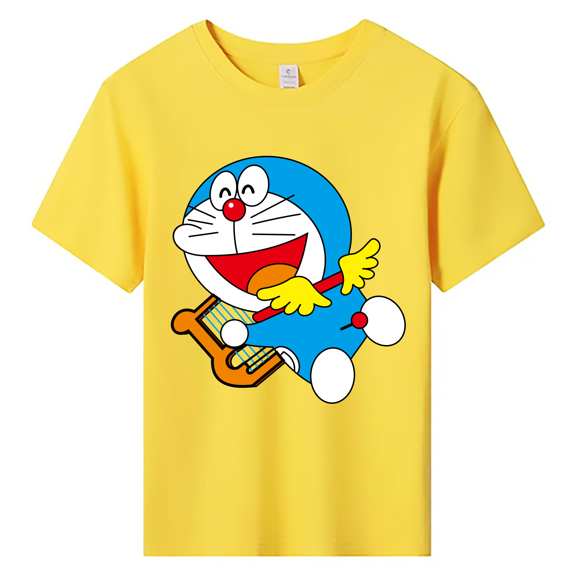 （画像用） ドラえもん Doraemon 綿100％キッズTシャツ（フロントプリント）