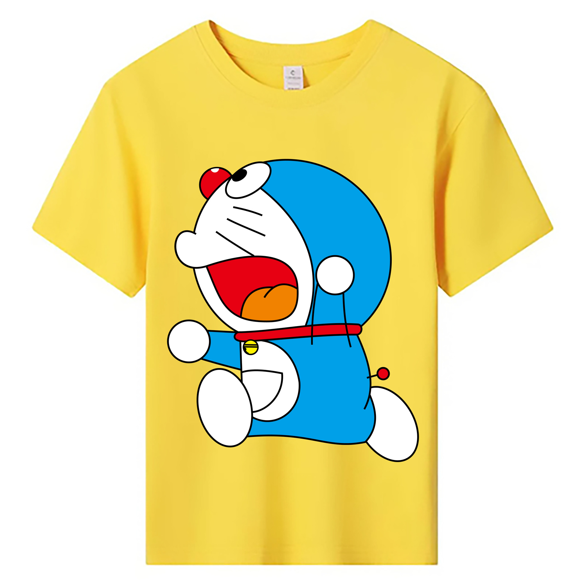 （画像用） ドラえもん Doraemon 綿100％キッズTシャツ（フロントプリント）