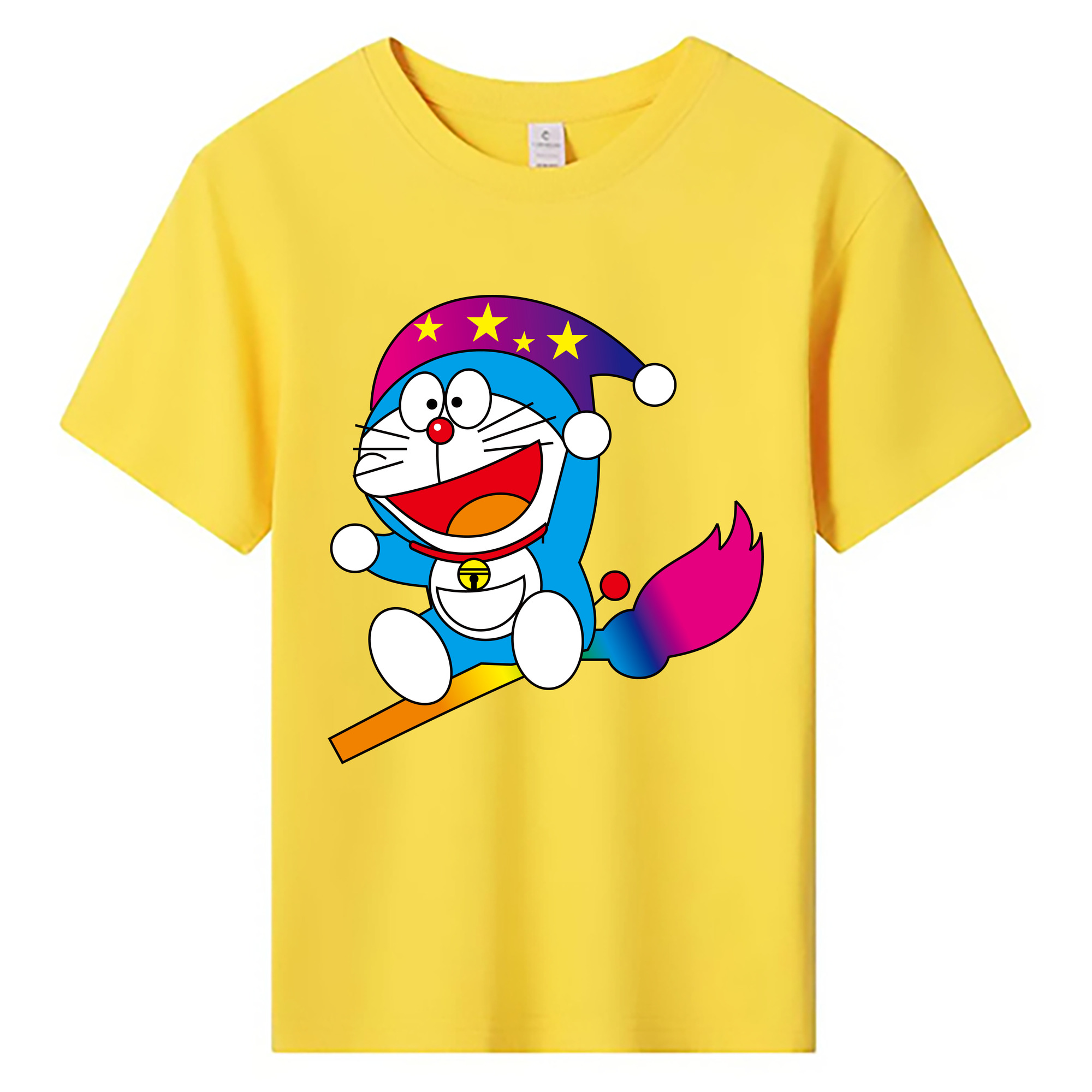 （画像用） ドラえもん Doraemon 綿100％キッズTシャツ（フロントプリント）