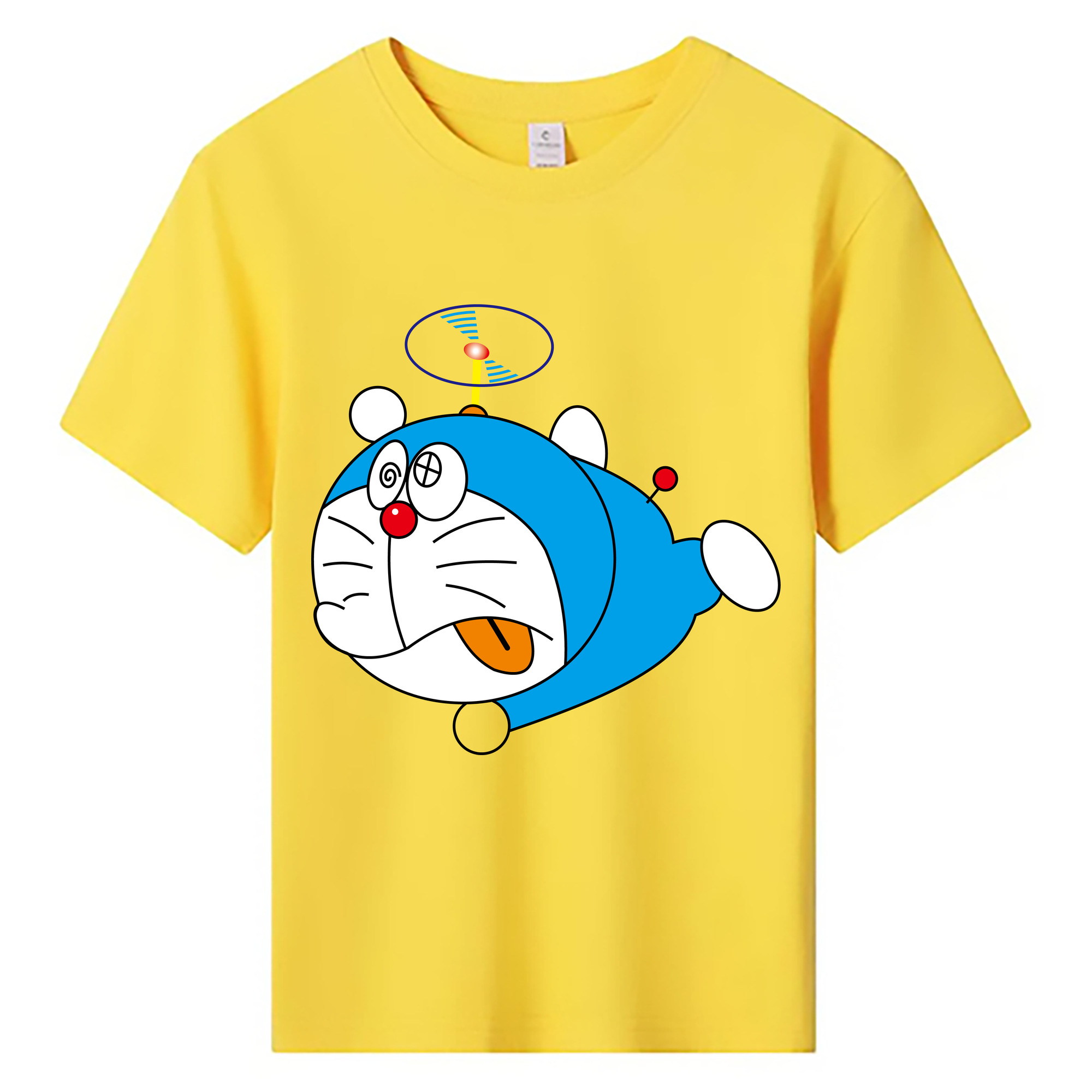 （画像用） ドラえもん Doraemon 綿100％キッズTシャツ（フロントプリント）