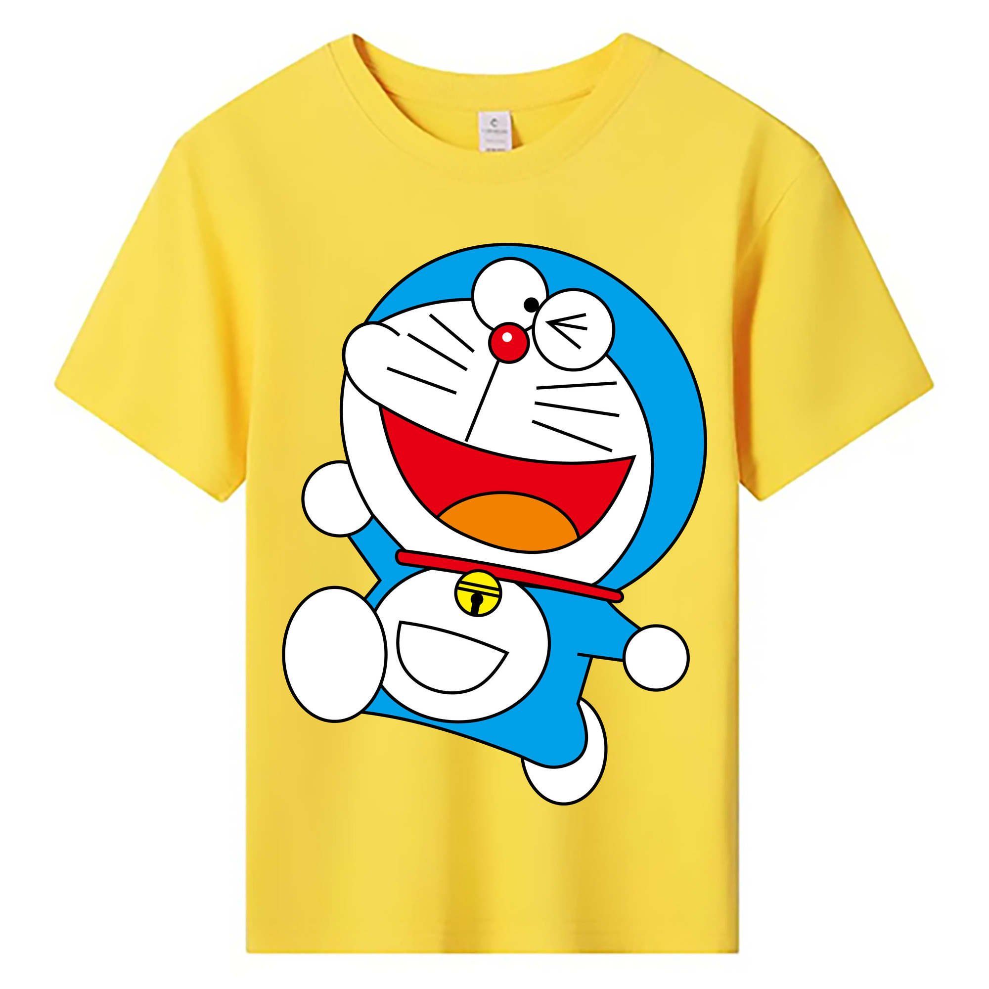（画像用） ドラえもん Doraemon 綿100％キッズTシャツ（フロントプリント）