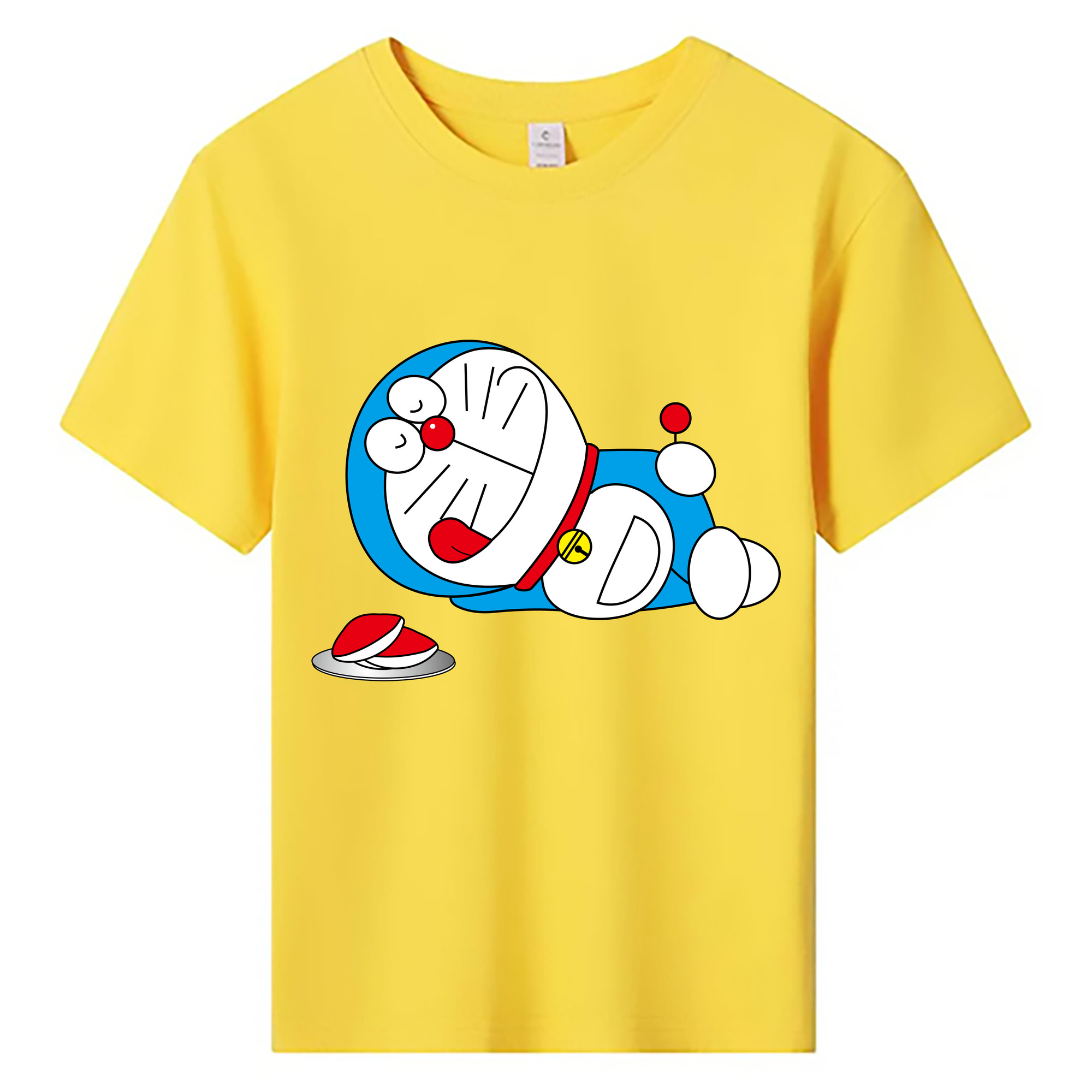 （画像用） ドラえもん Doraemon 綿100％キッズTシャツ（フロントプリント）