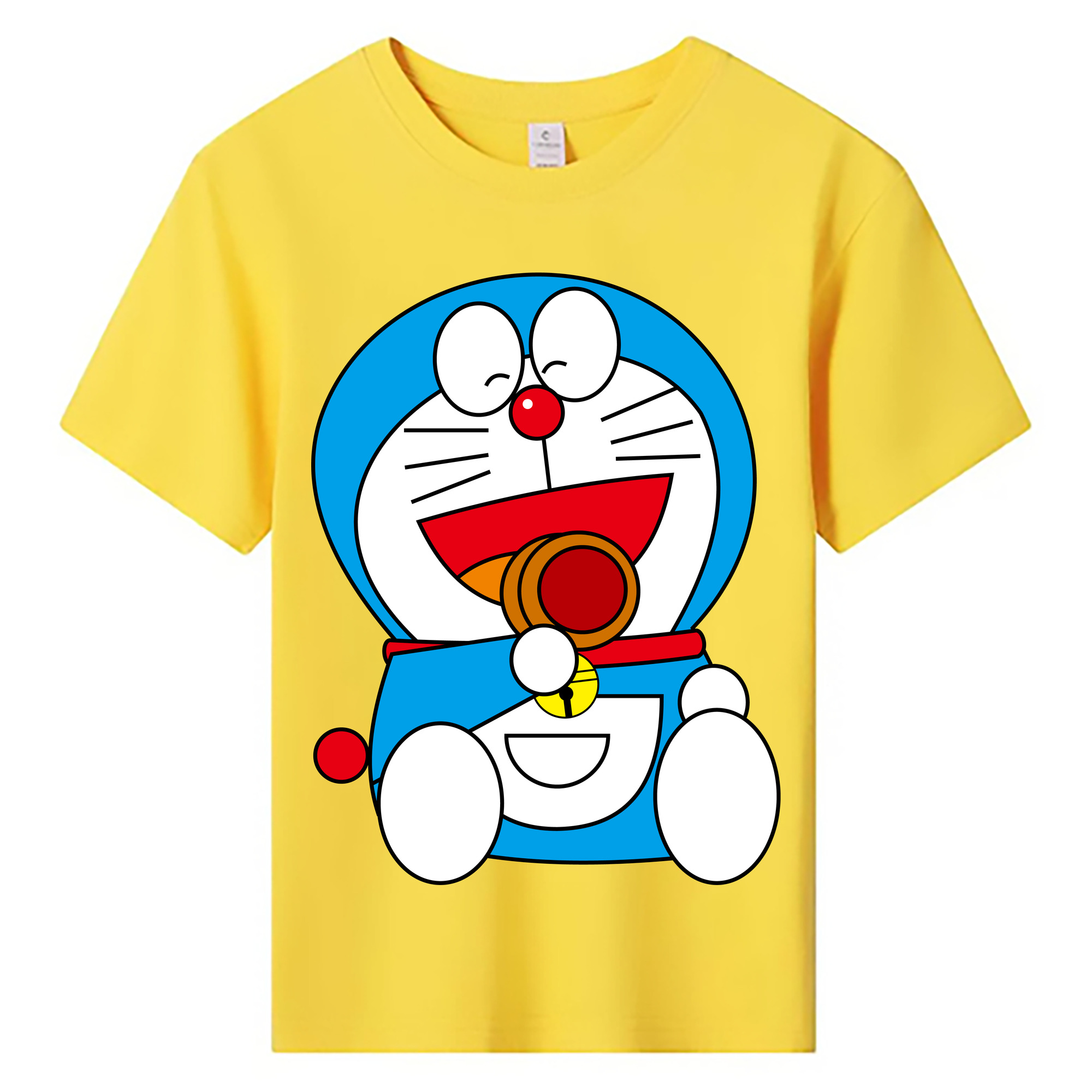 （画像用） ドラえもん Doraemon 綿100％キッズTシャツ（フロントプリント）