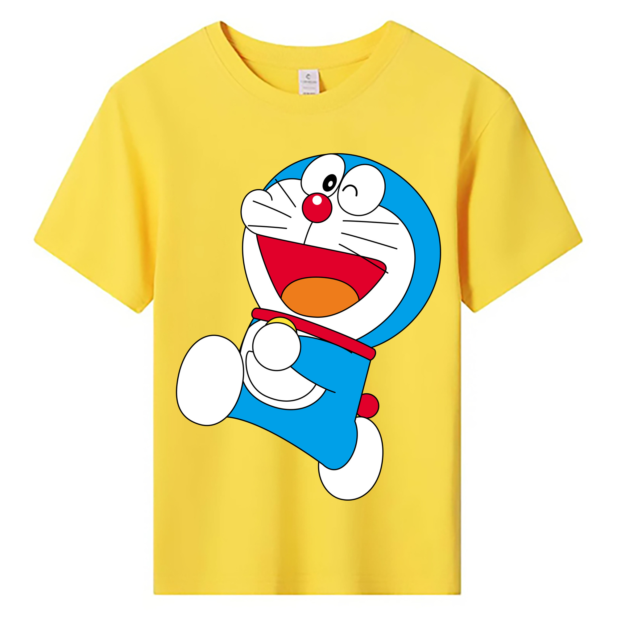 （画像用） ドラえもん Doraemon 綿100％キッズTシャツ（フロントプリント）