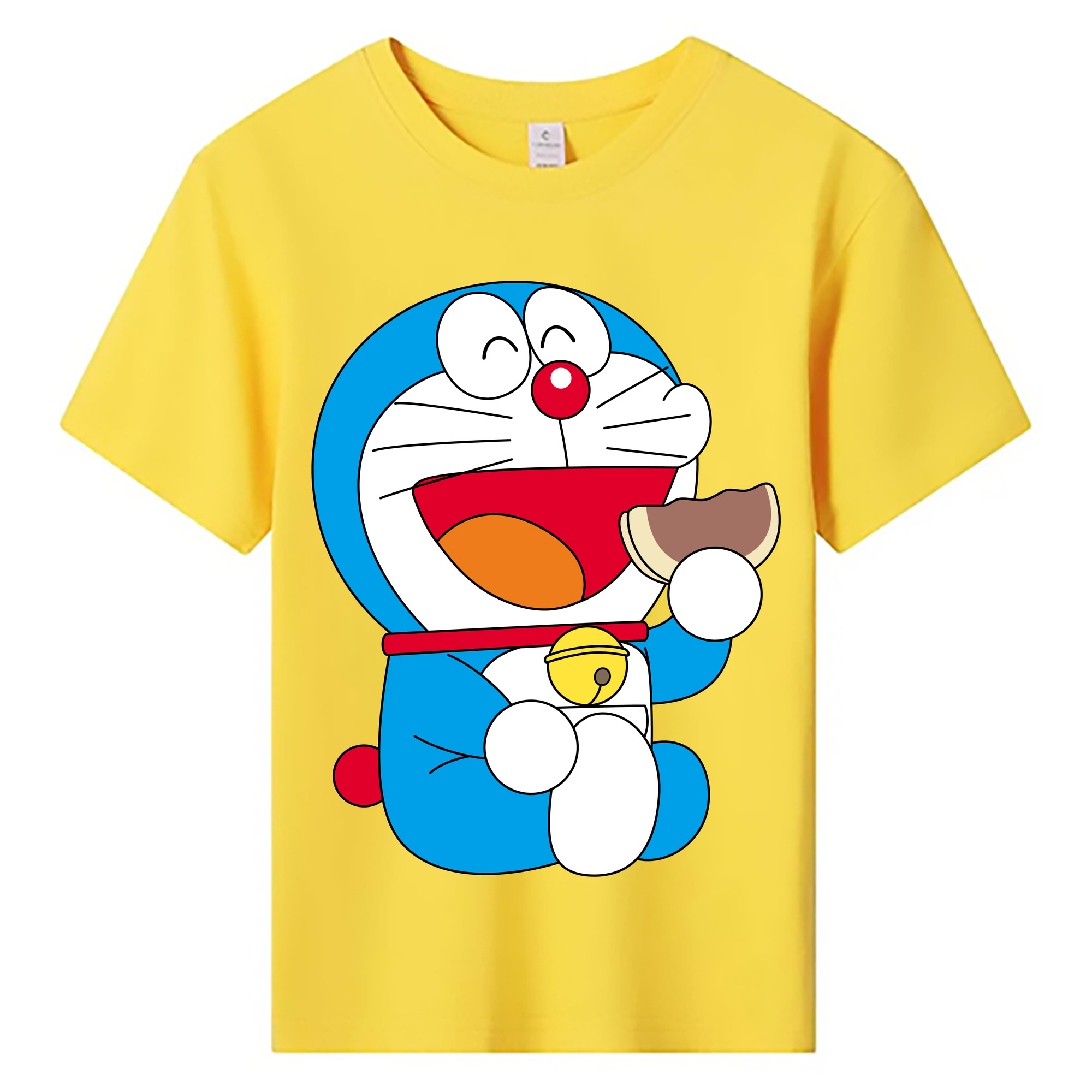 （画像用） ドラえもん Doraemon 綿100％キッズTシャツ（フロントプリント）