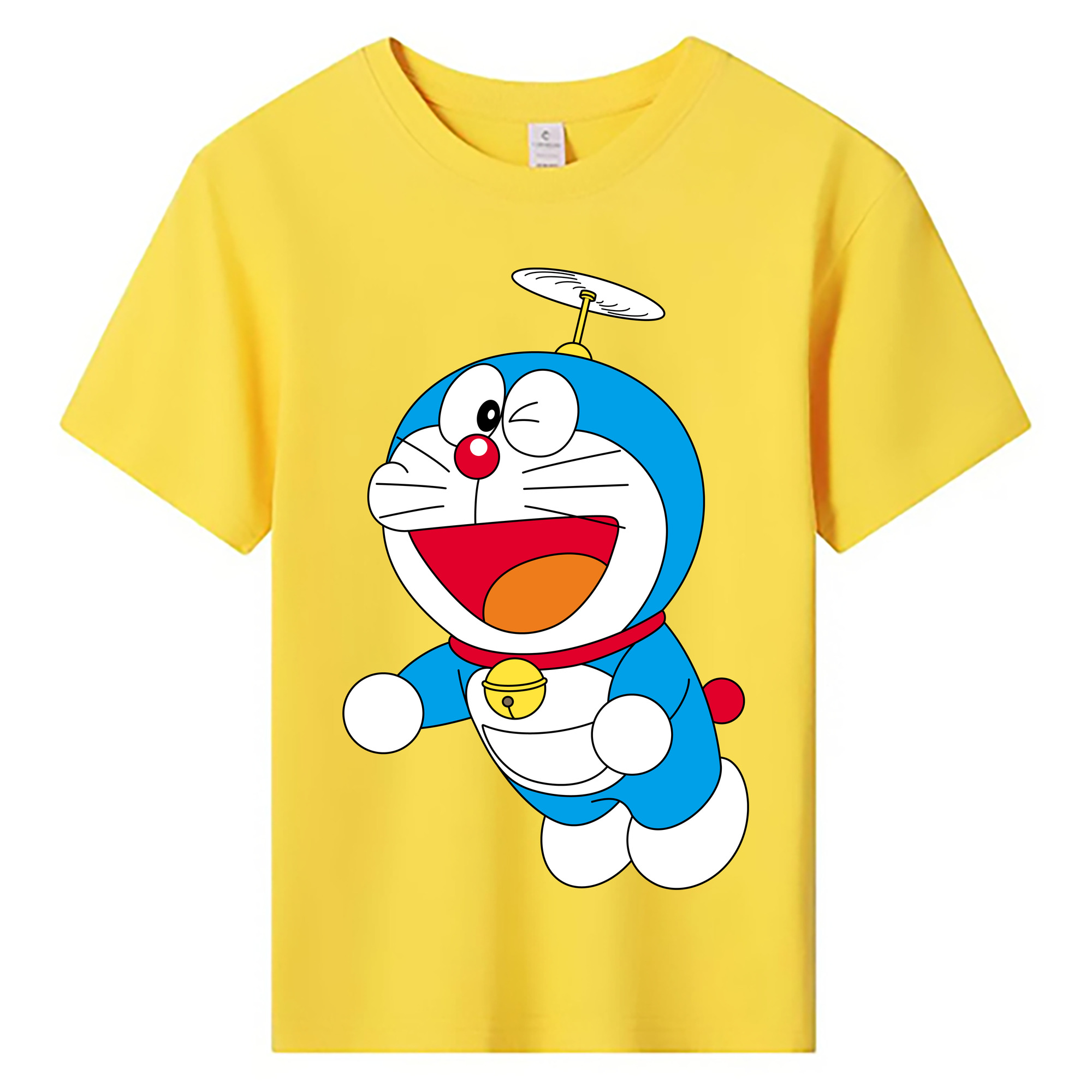 （画像用） ドラえもん Doraemon 綿100％キッズTシャツ（フロントプリント）