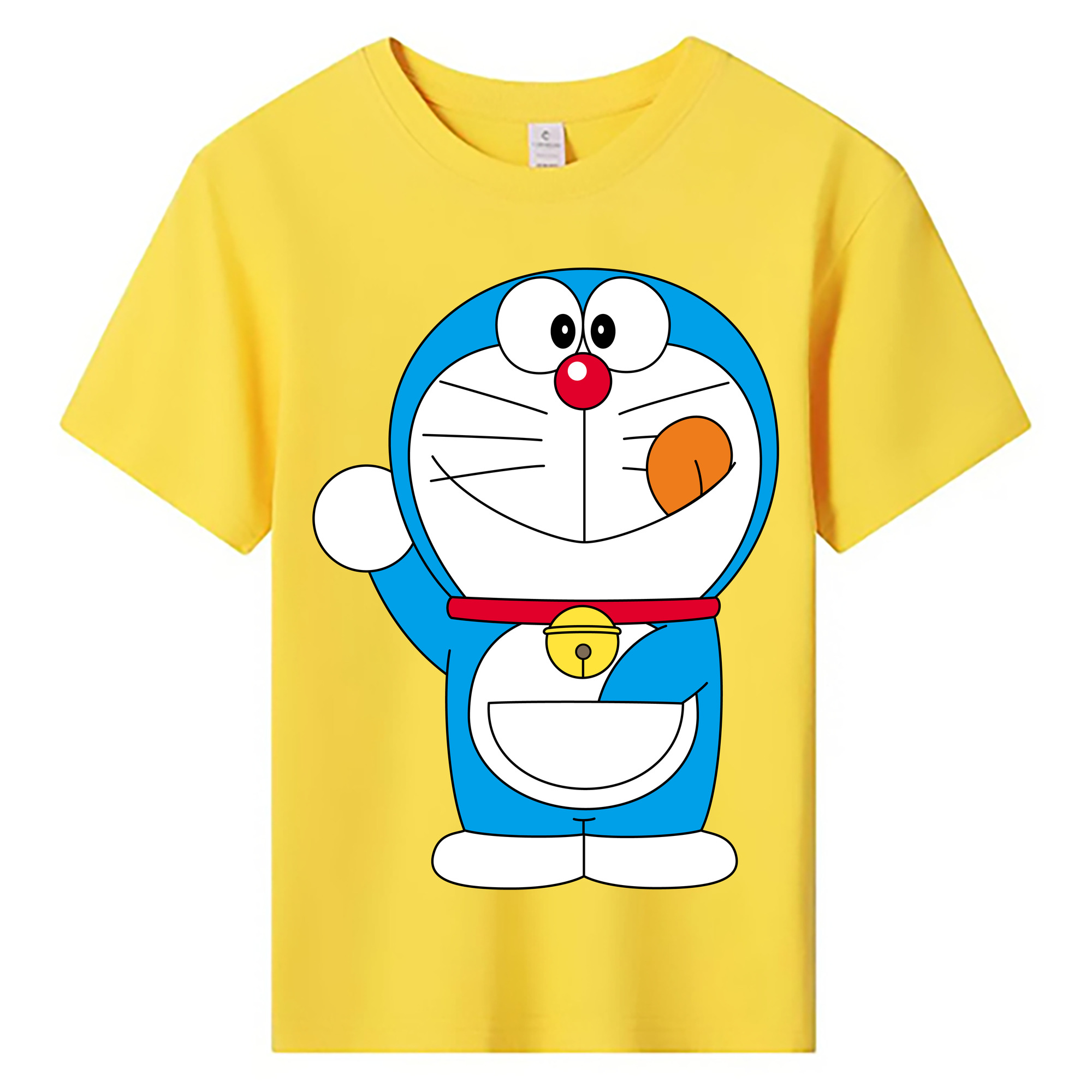 （画像用） ドラえもん Doraemon 綿100％キッズTシャツ（フロントプリント）