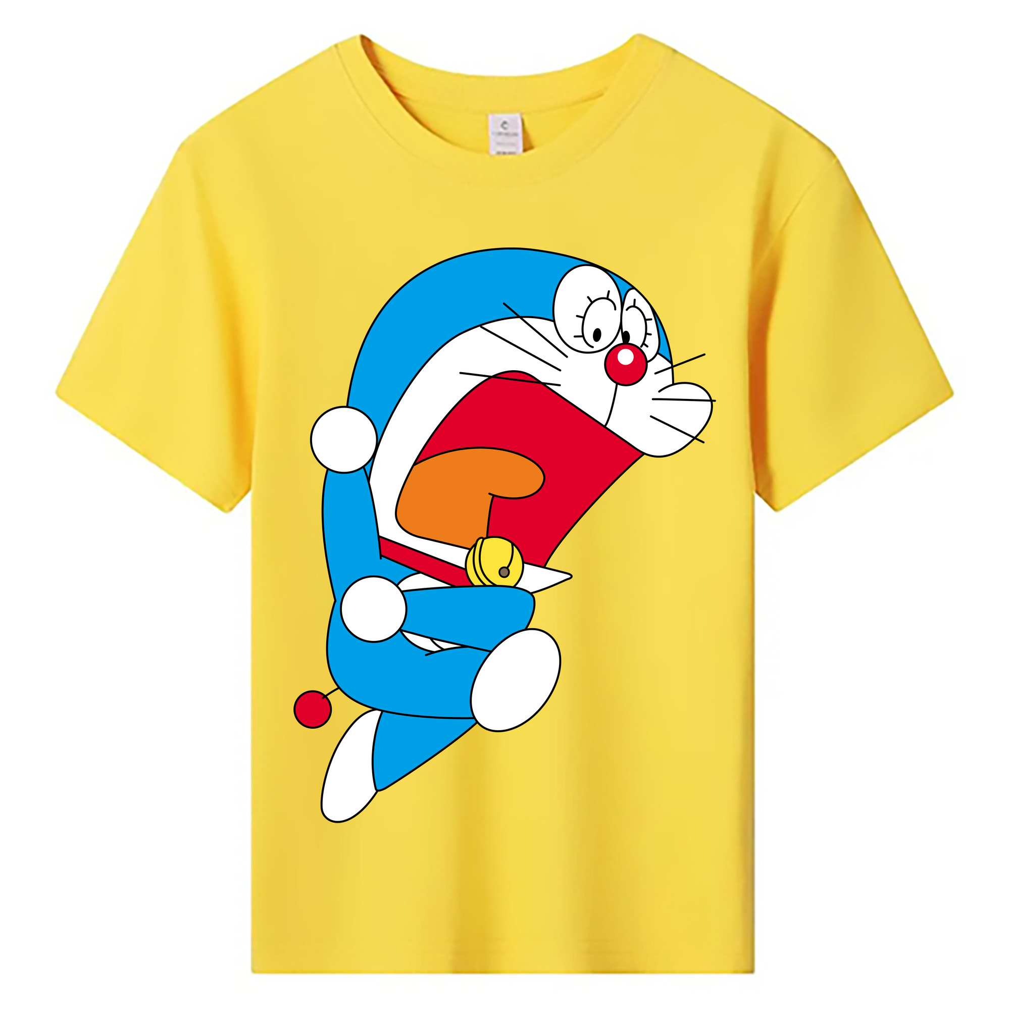 （画像用） ドラえもん Doraemon 綿100％キッズTシャツ（フロントプリント）