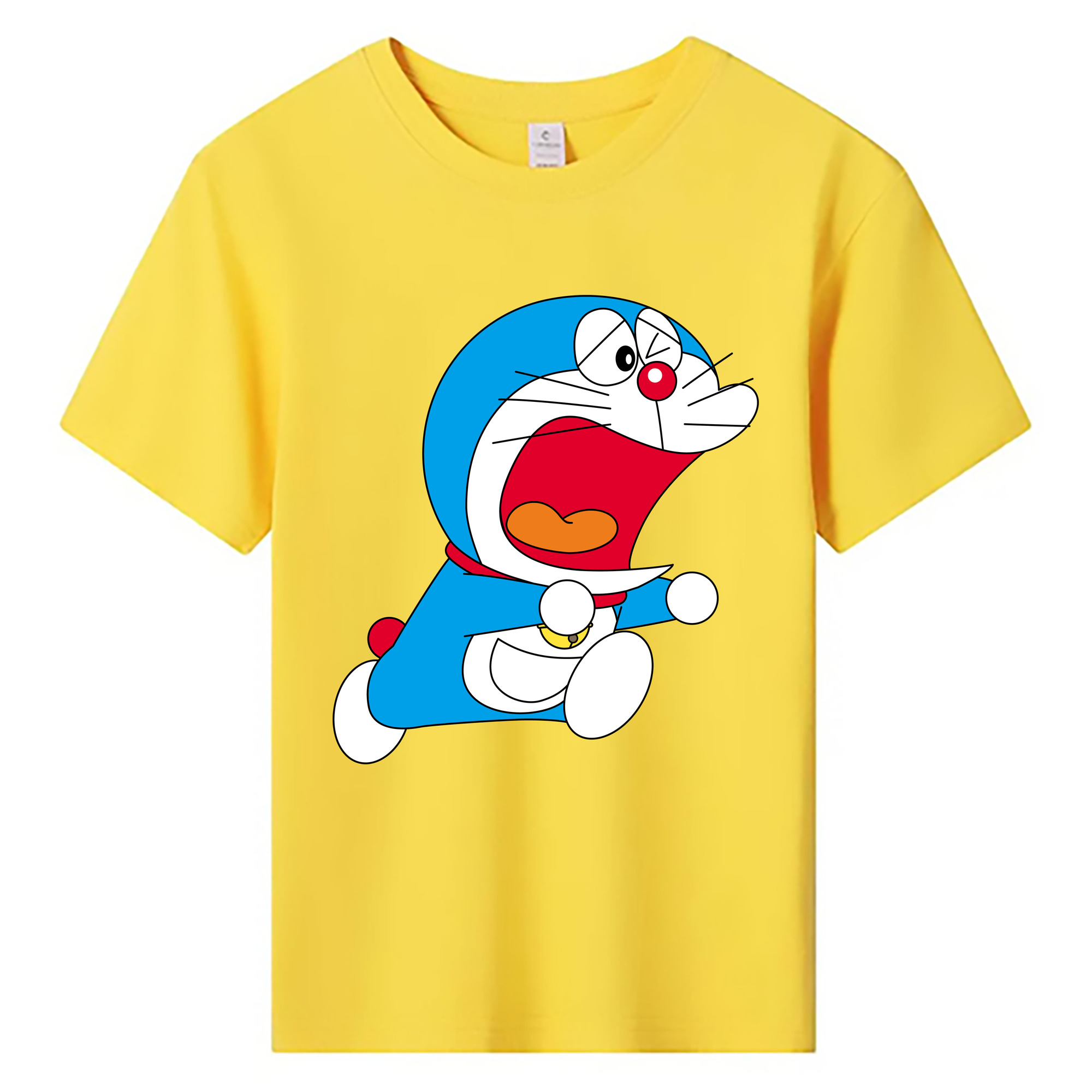 （画像用） ドラえもん Doraemon 綿100％キッズTシャツ（フロントプリント）