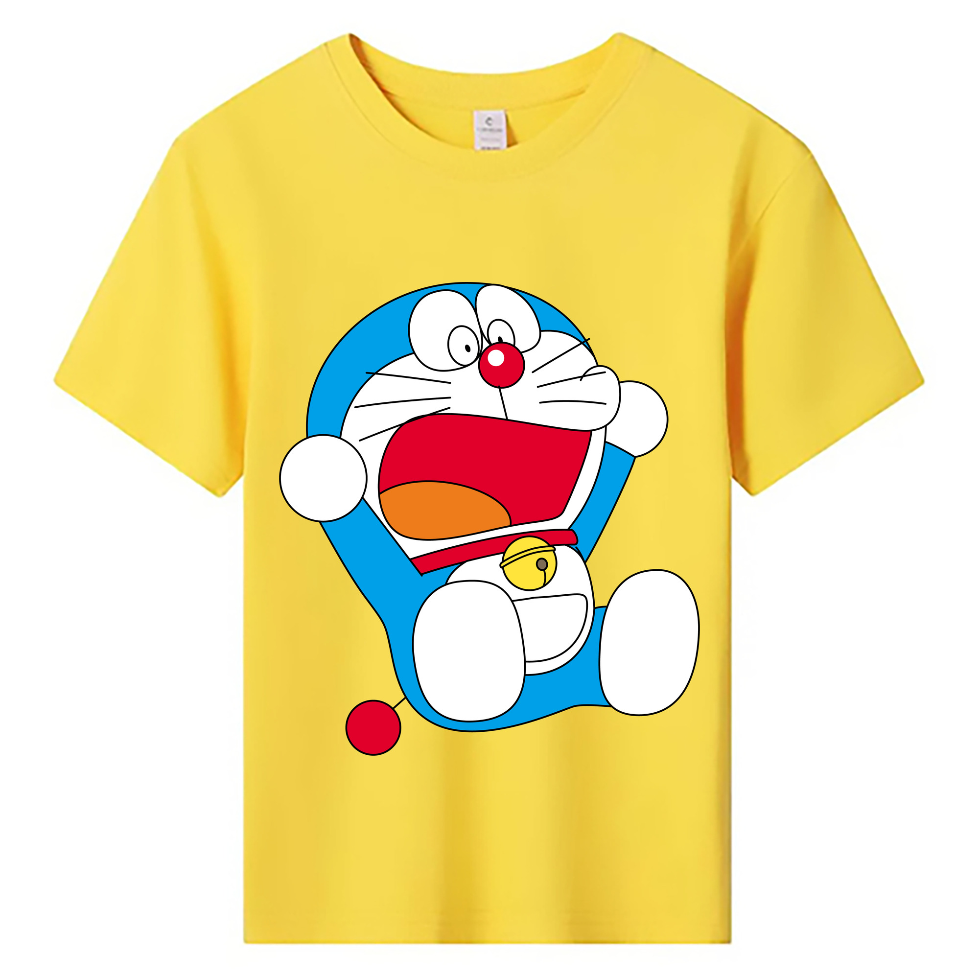 （画像用） ドラえもん Doraemon 綿100％キッズTシャツ（フロントプリント）