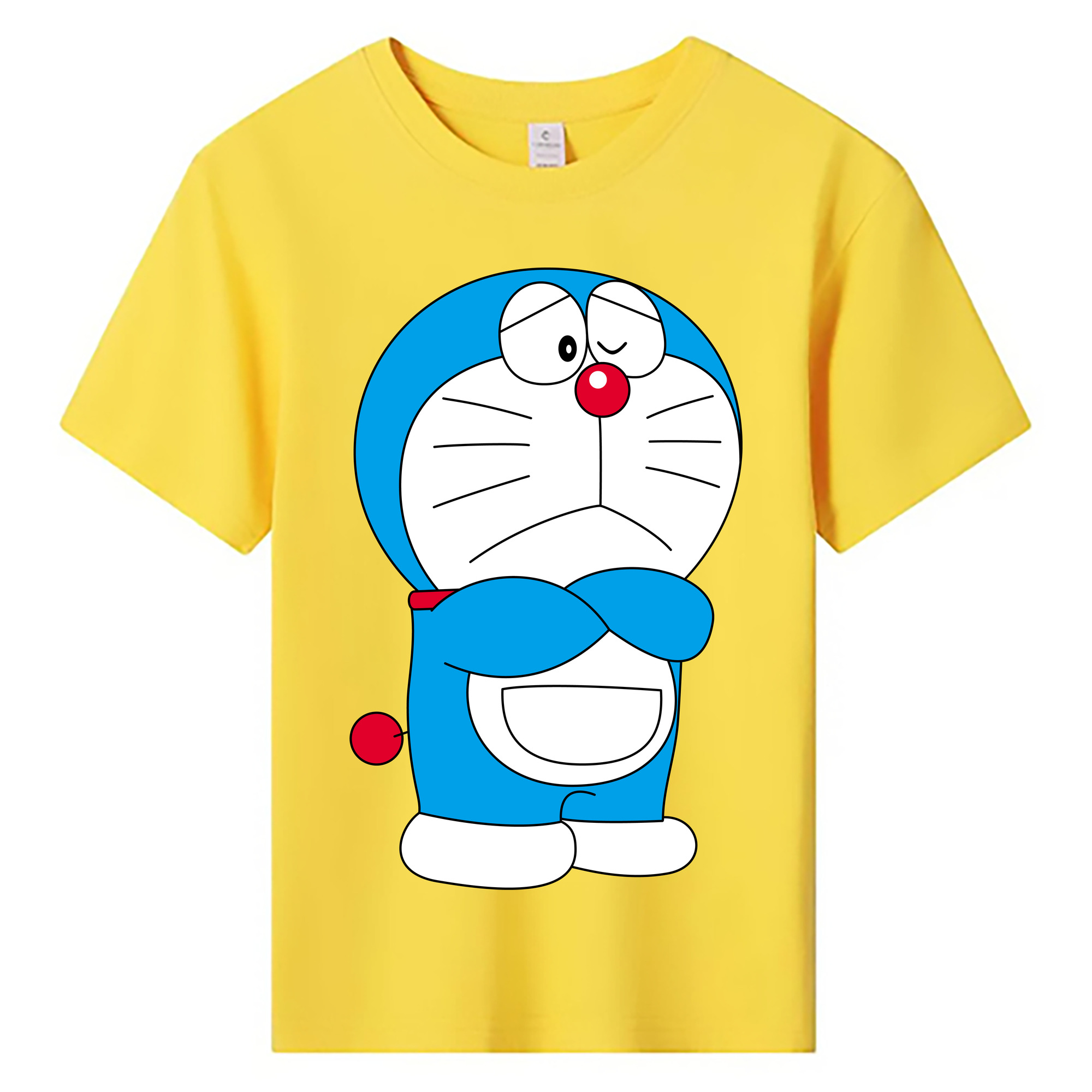 （画像用） ドラえもん Doraemon 綿100％キッズTシャツ（フロントプリント）
