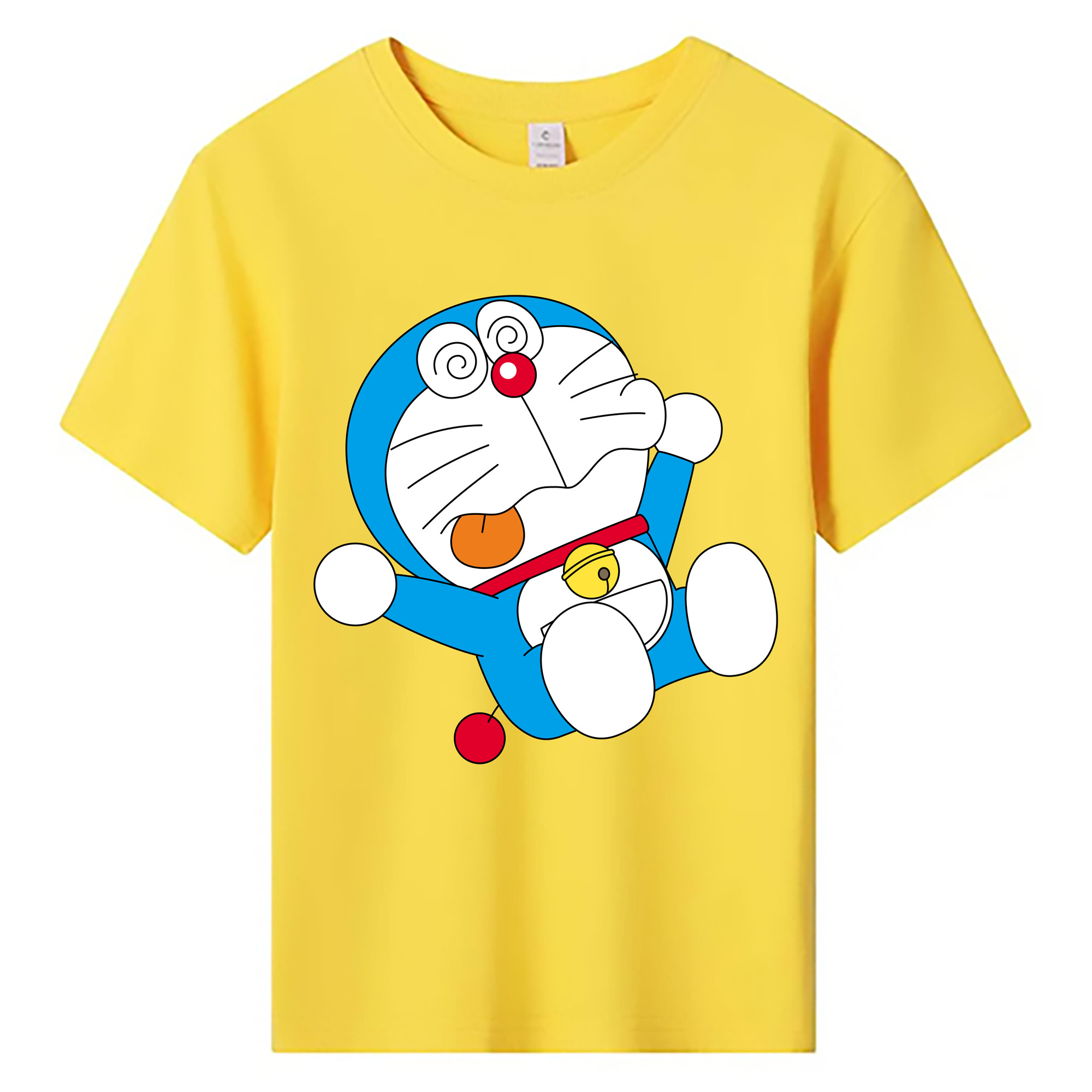 （画像用） ドラえもん Doraemon 綿100％キッズTシャツ（フロントプリント）