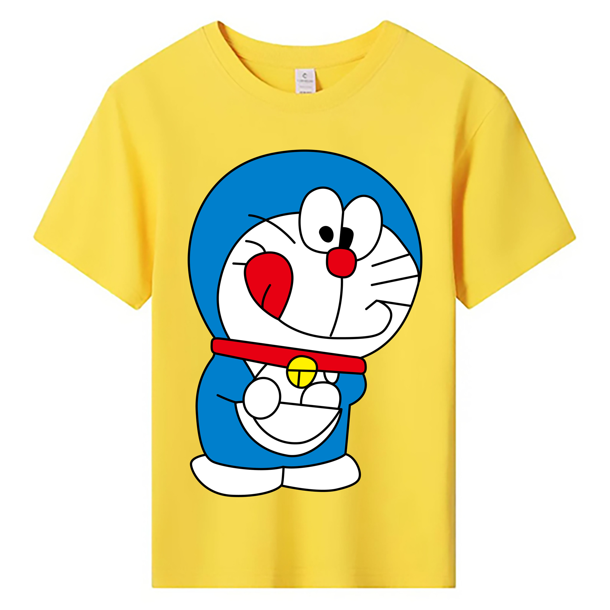 （画像用） ドラえもん Doraemon 綿100％キッズTシャツ（フロントプリント）