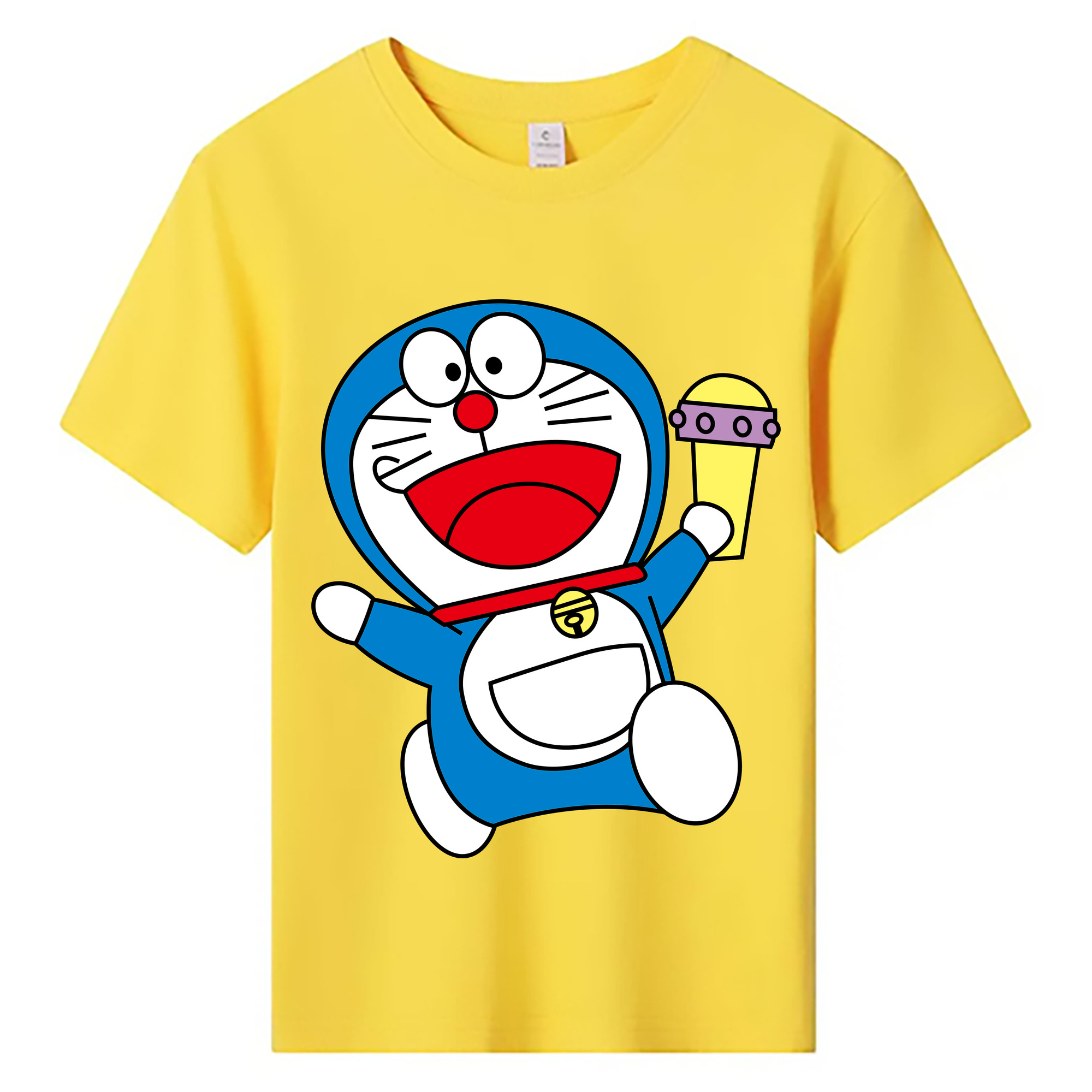 （画像用） ドラえもん Doraemon 綿100％キッズTシャツ（フロントプリント）