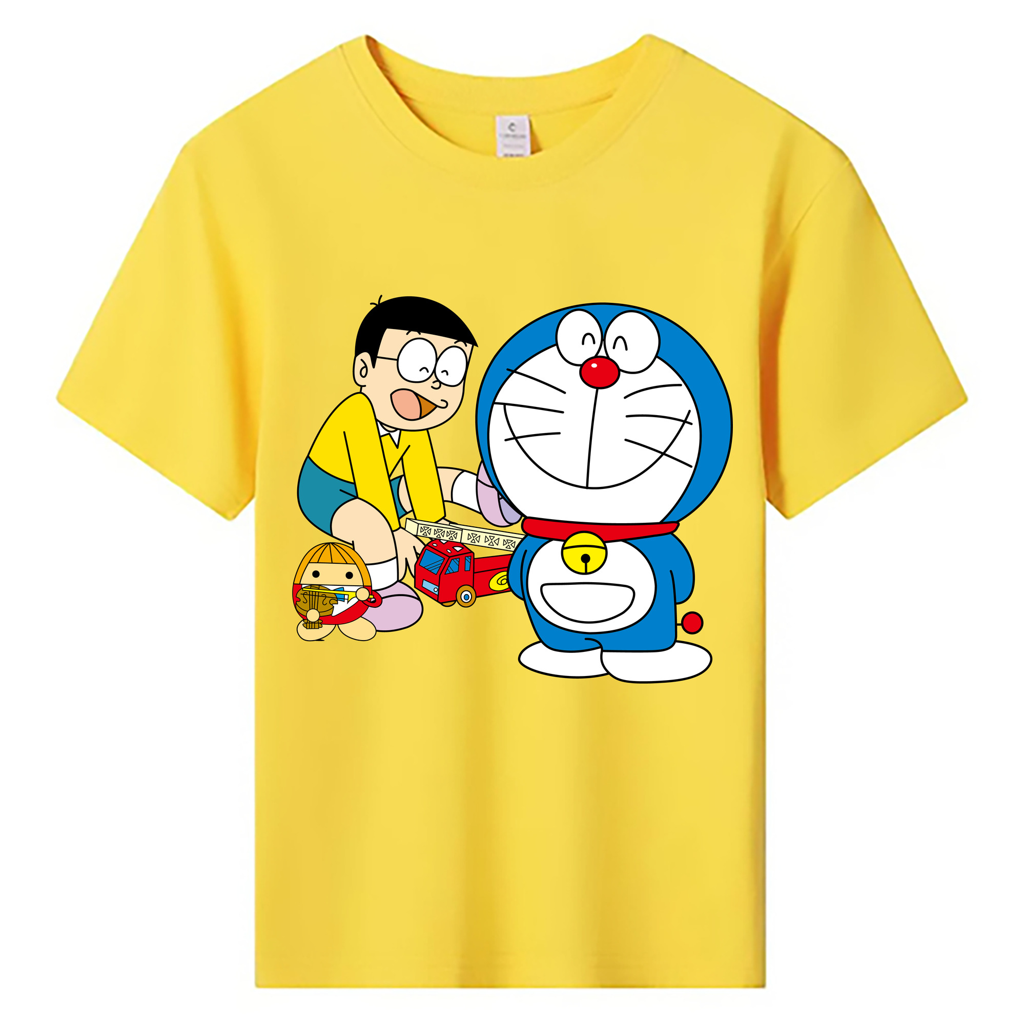 （画像用） ドラえもん Doraemon 綿100％キッズTシャツ（フロントプリント）