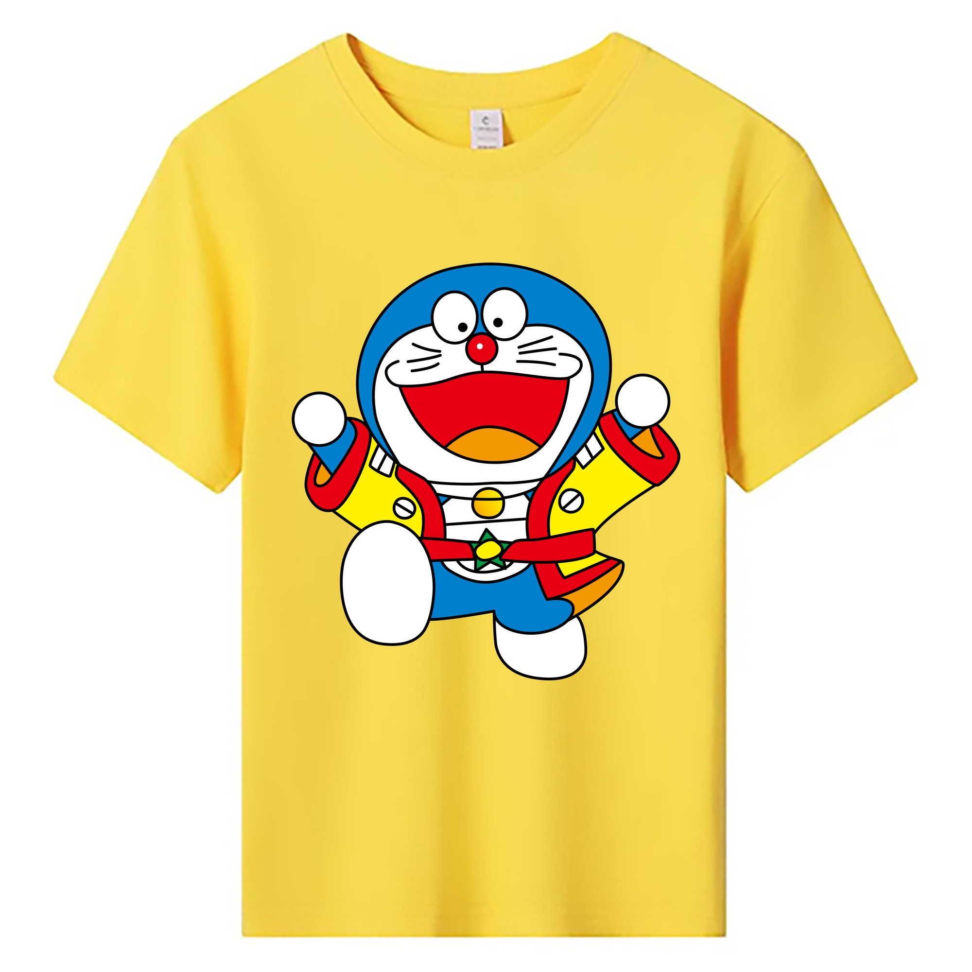 （画像用） ドラえもん Doraemon 綿100％キッズTシャツ（フロントプリント）