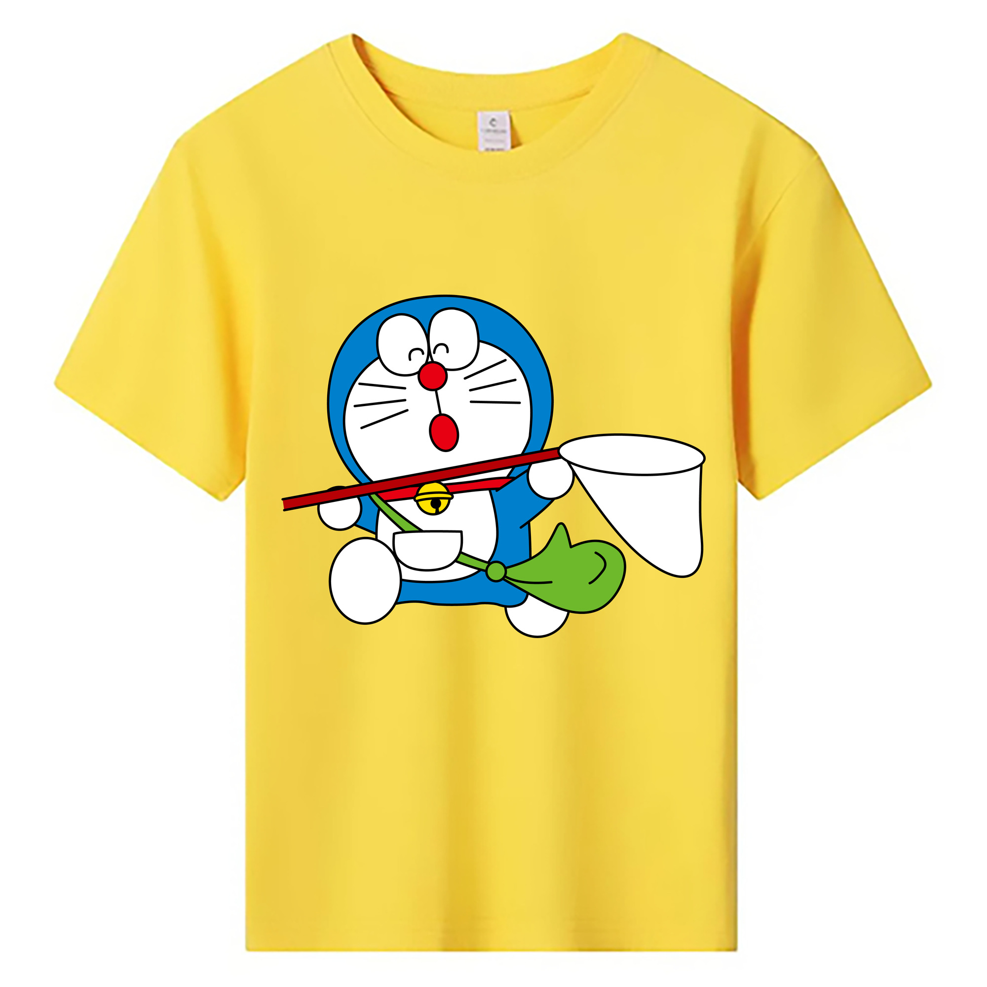 （画像用） ドラえもん Doraemon 綿100％キッズTシャツ（フロントプリント）