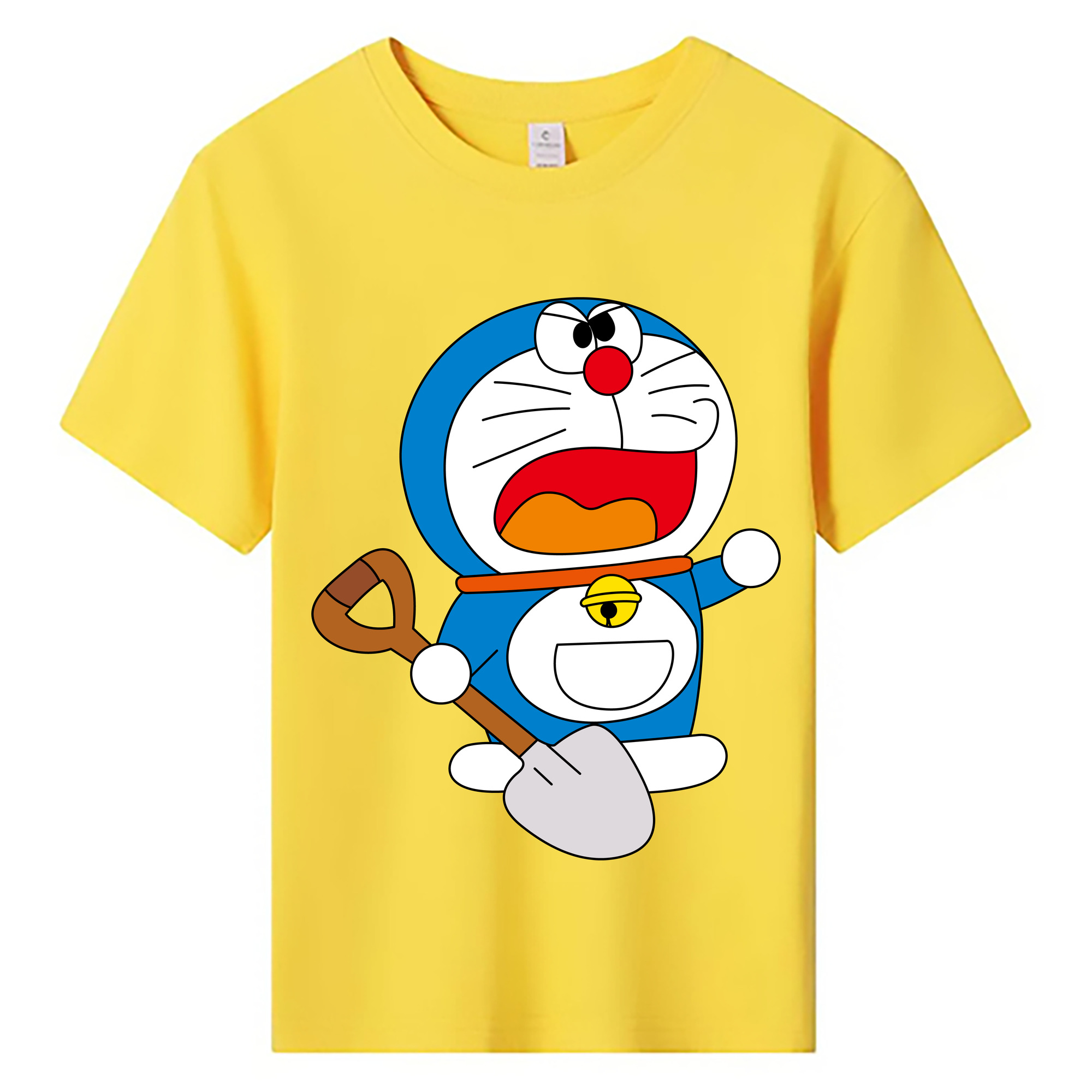 （画像用） ドラえもん Doraemon 綿100％キッズTシャツ（フロントプリント）