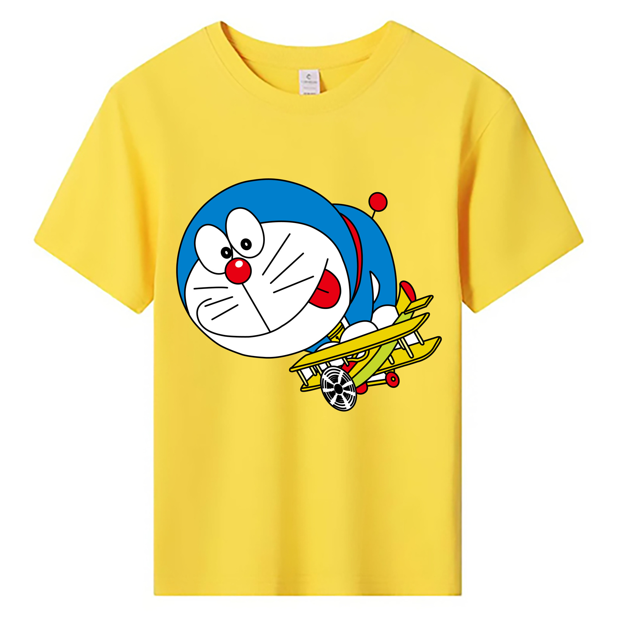 （画像用） ドラえもん Doraemon 綿100％キッズTシャツ（フロントプリント）