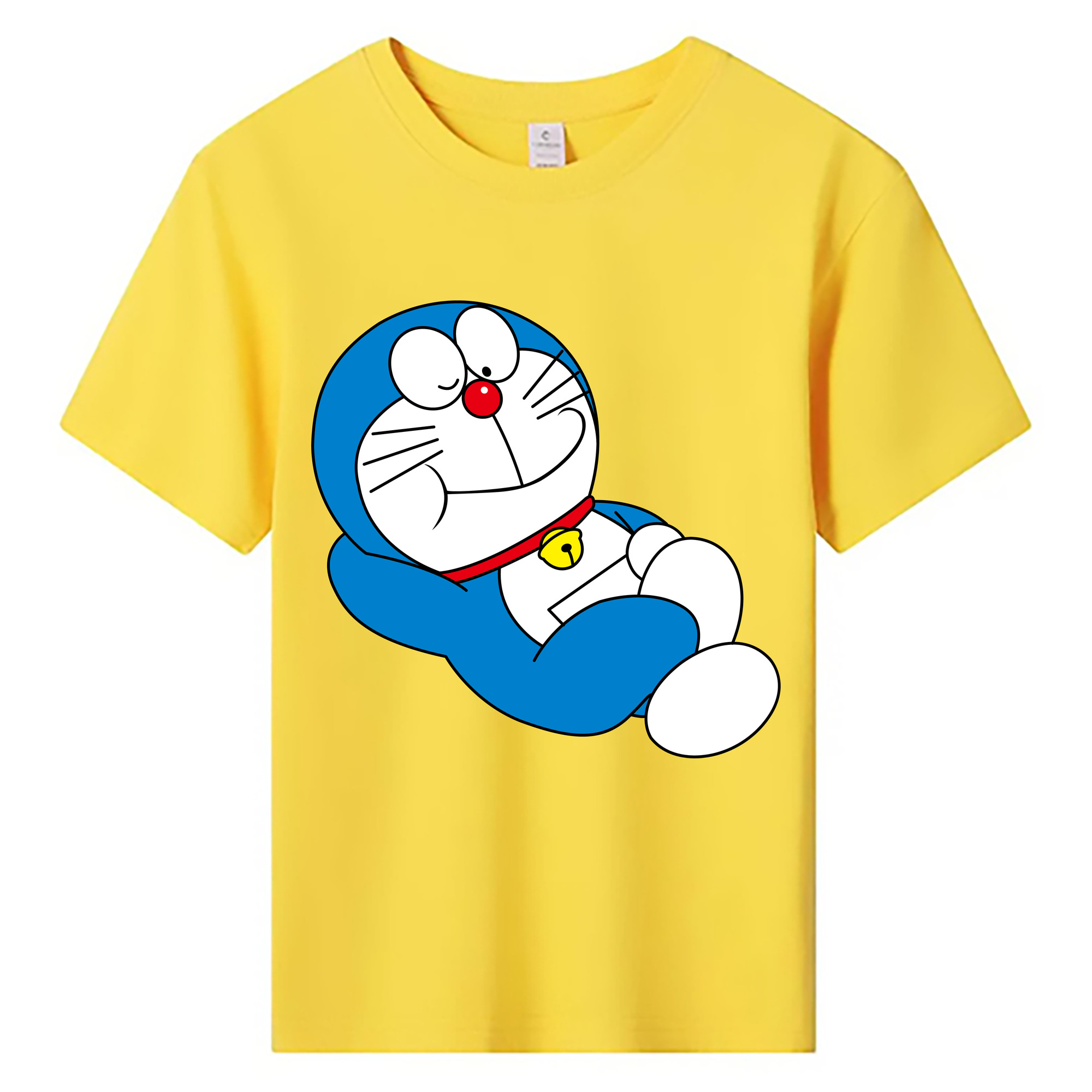 （画像用） ドラえもん Doraemon 綿100％キッズTシャツ（フロントプリント）