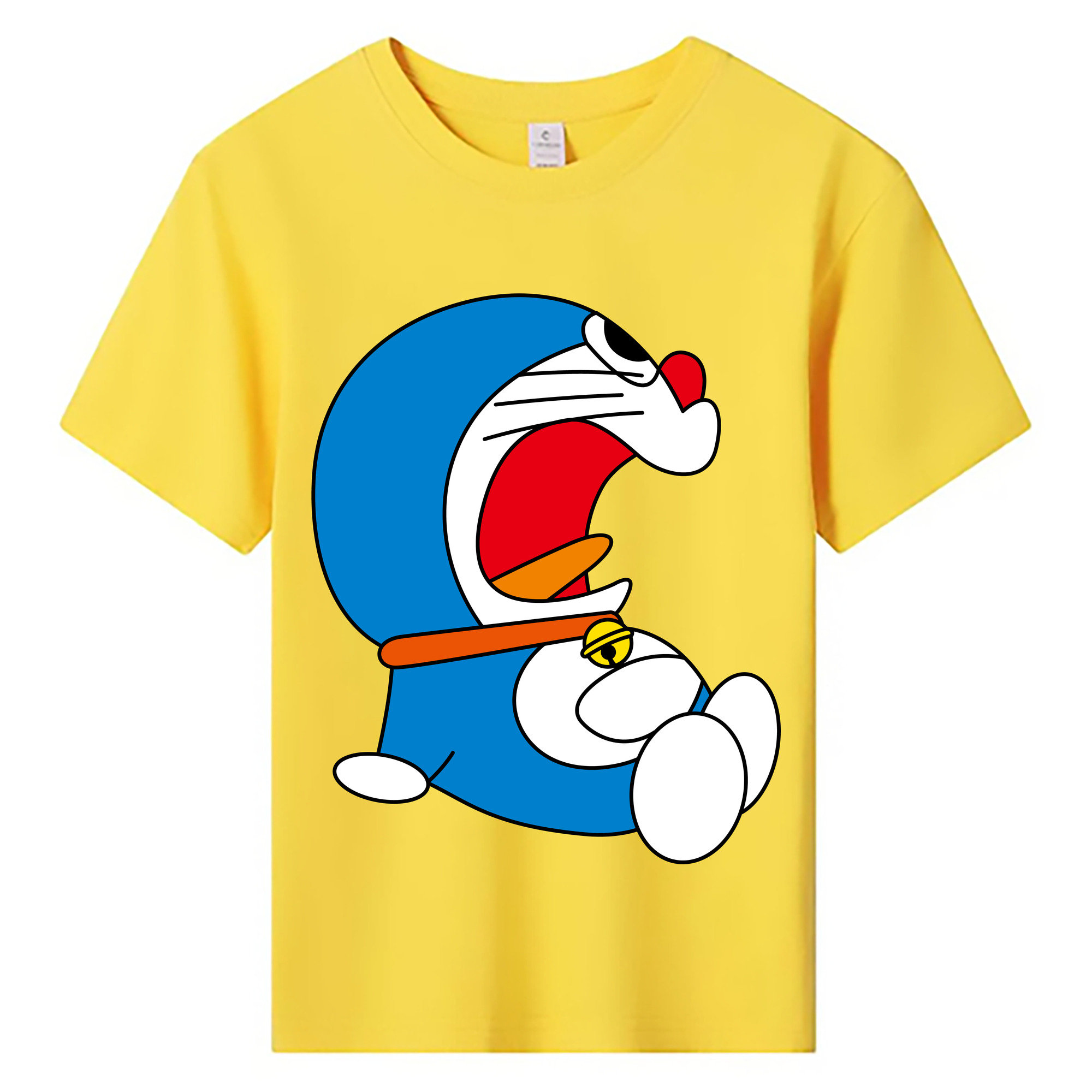 （画像用） ドラえもん Doraemon 綿100％キッズTシャツ（フロントプリント）