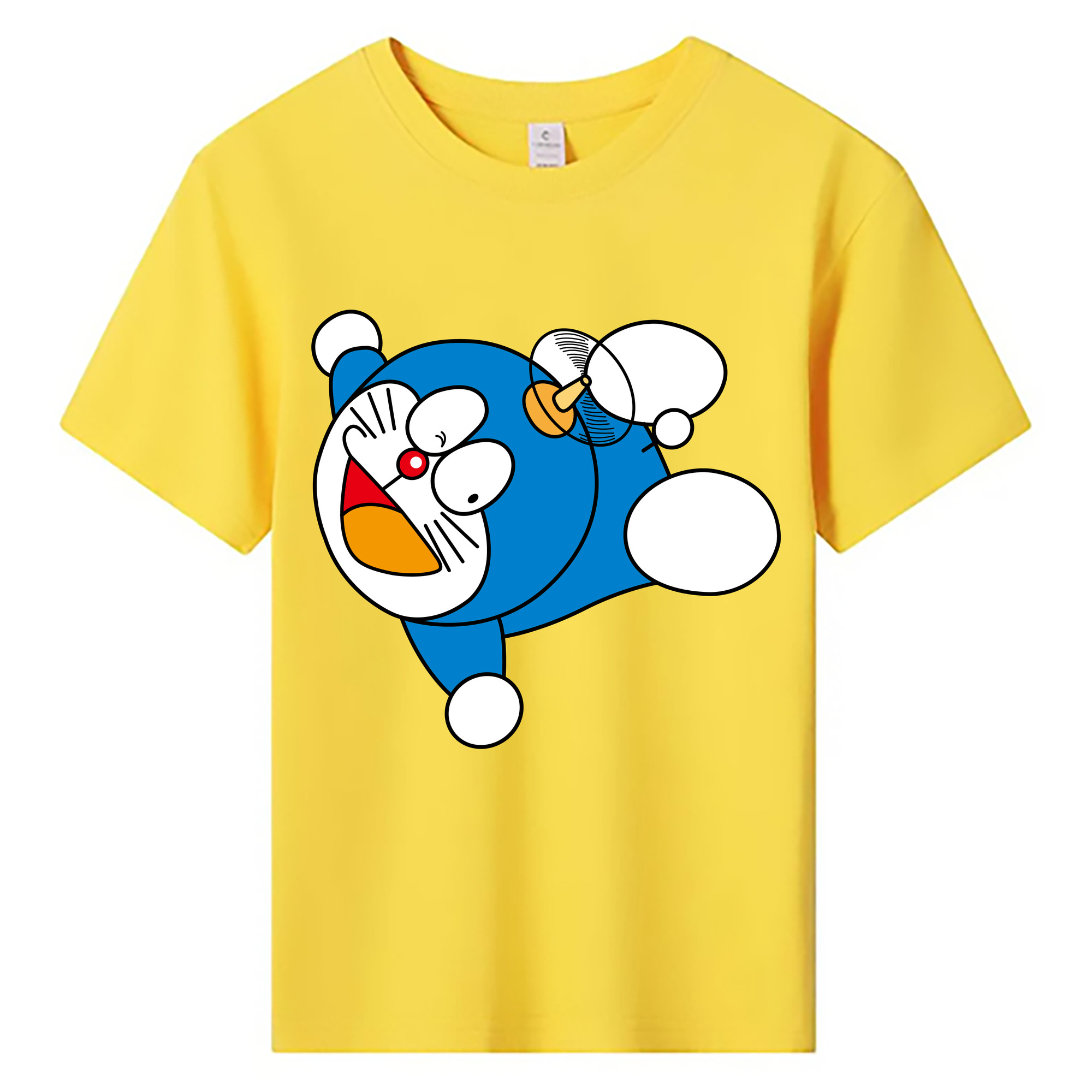 （画像用） ドラえもん Doraemon 綿100％キッズTシャツ（フロントプリント）