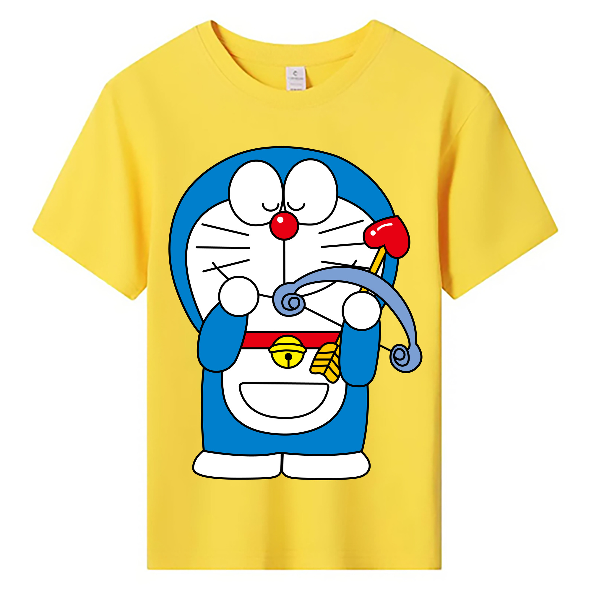 （画像用） ドラえもん Doraemon 綿100％キッズTシャツ（フロントプリント）