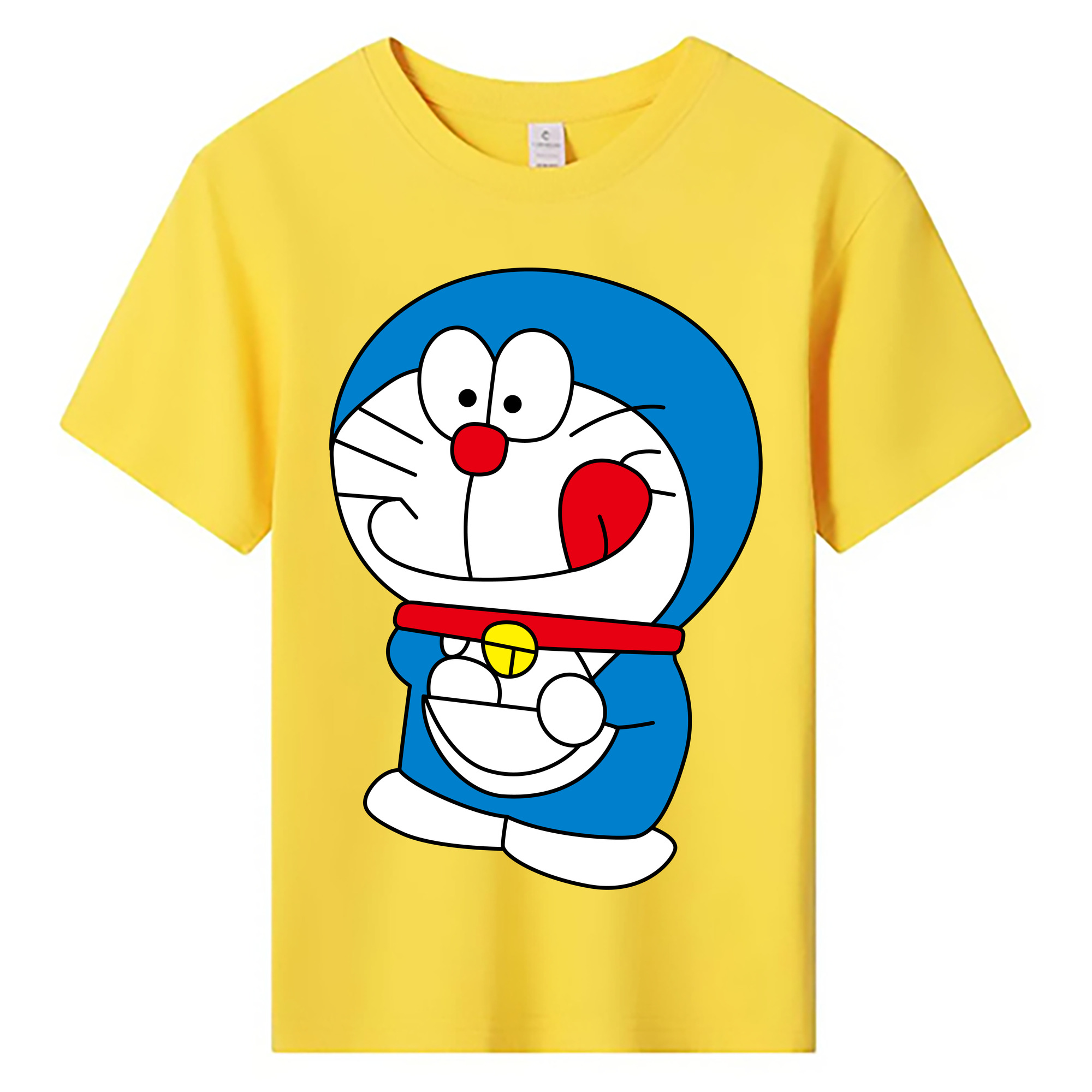 （画像用） ドラえもん Doraemon 綿100％キッズTシャツ（フロントプリント）