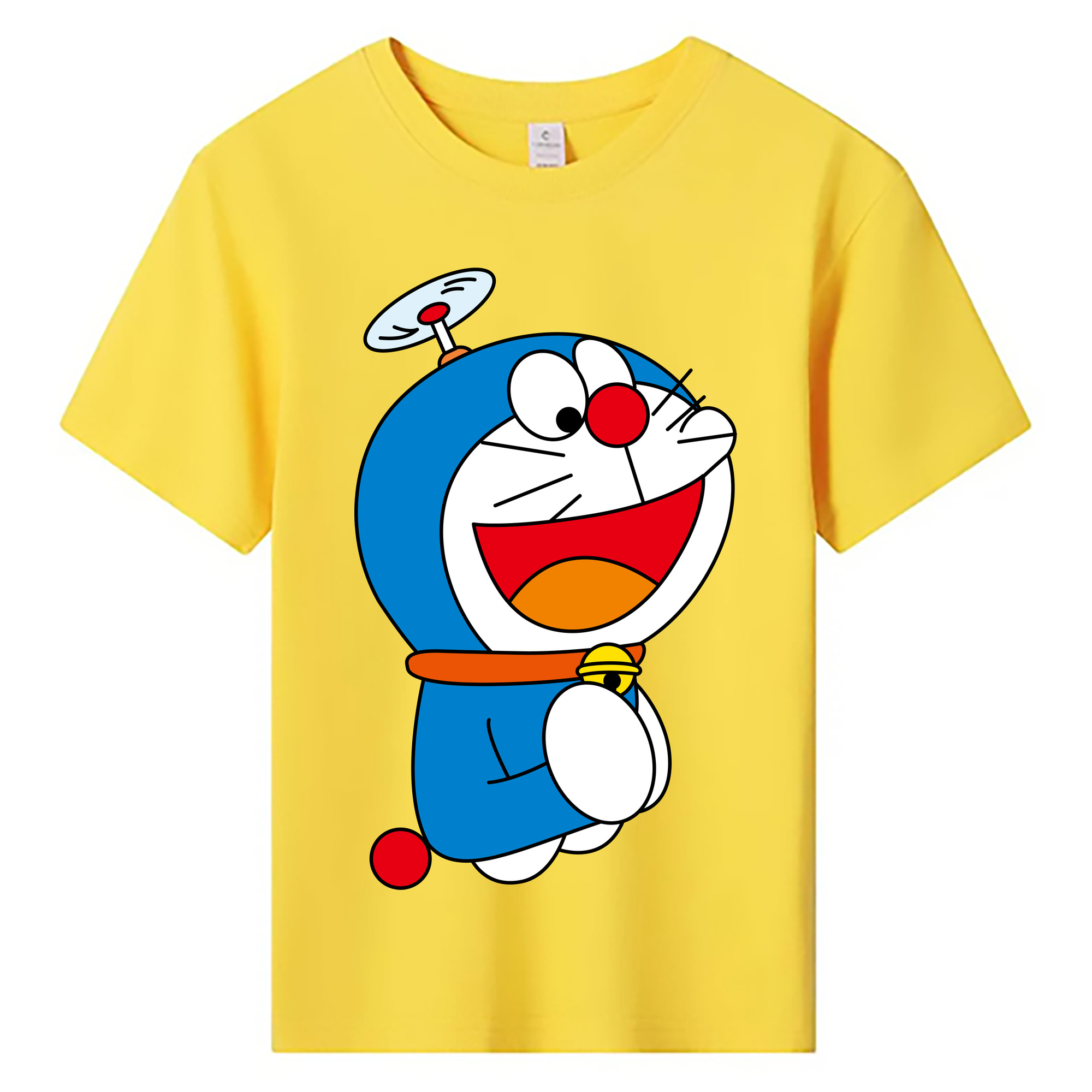 （画像用） ドラえもん Doraemon 綿100％キッズTシャツ（フロントプリント）