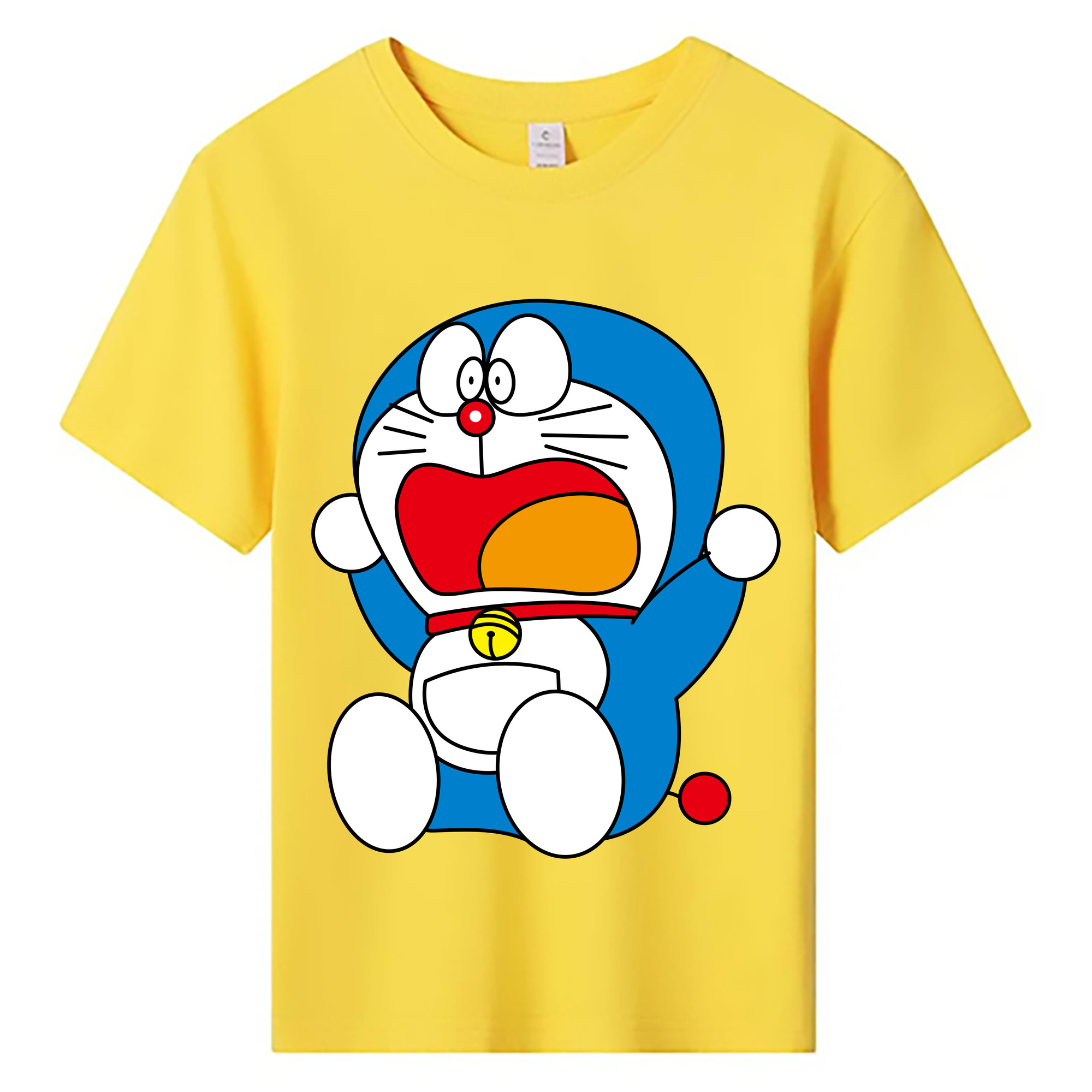 （画像用） ドラえもん Doraemon 綿100％キッズTシャツ（フロントプリント）