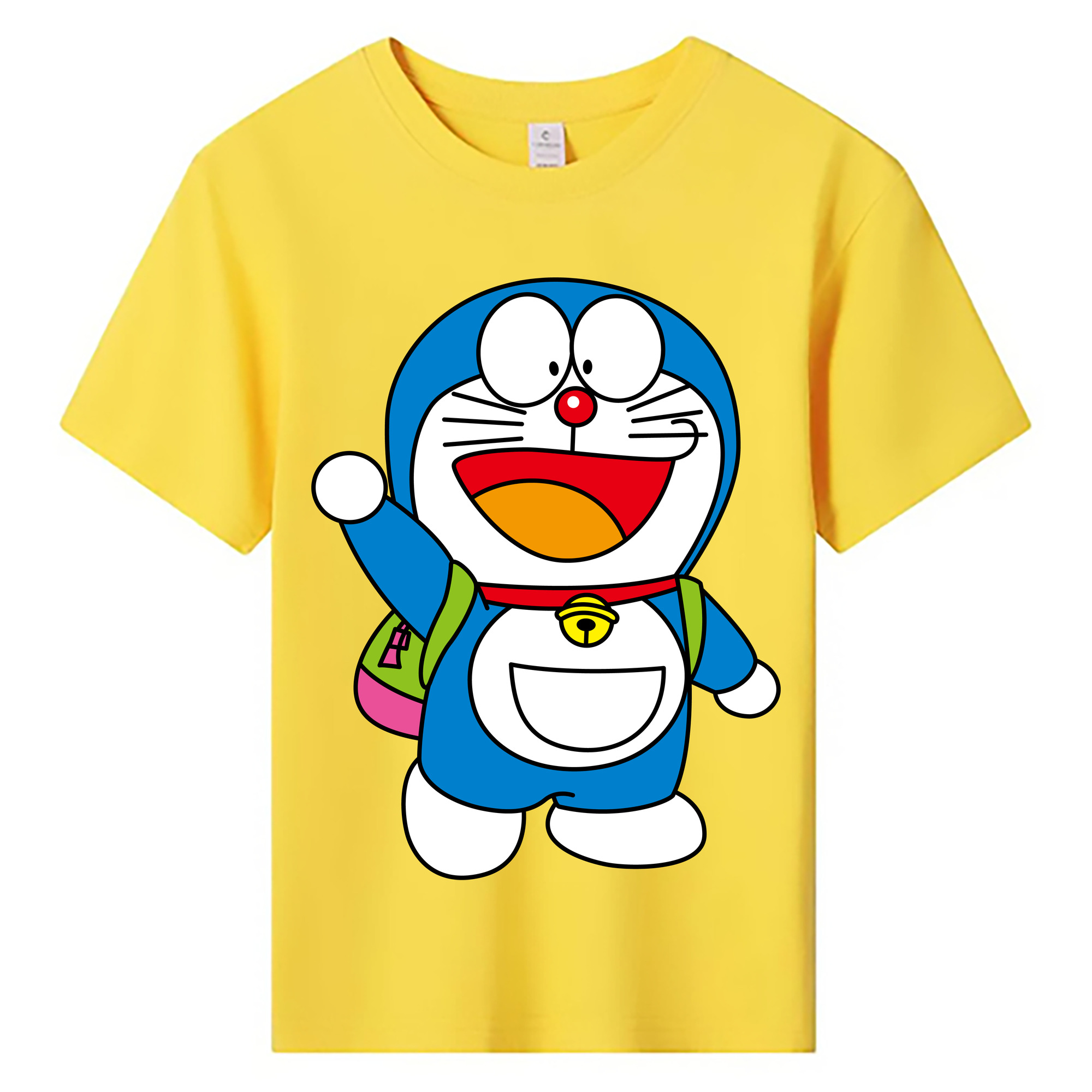 （画像用） ドラえもん Doraemon 綿100％キッズTシャツ（フロントプリント）