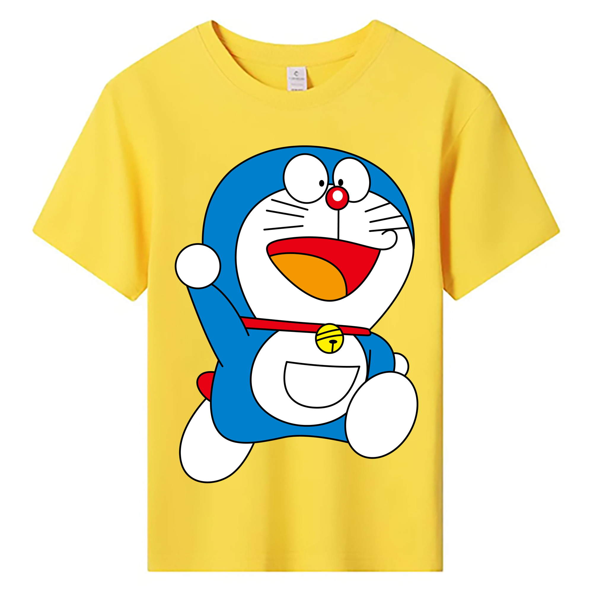 （画像用） ドラえもん Doraemon 綿100％キッズTシャツ（フロントプリント）