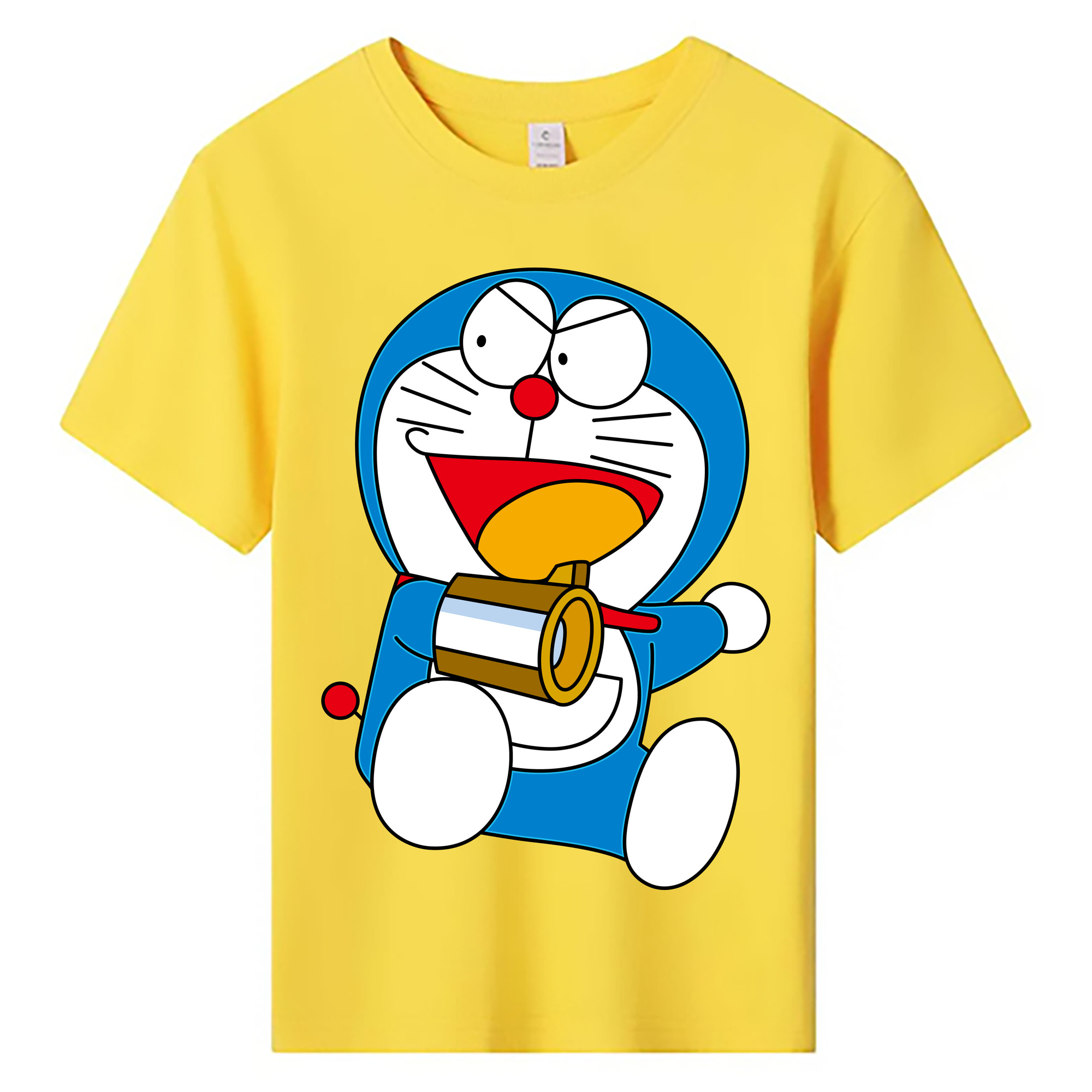 （画像用） ドラえもん Doraemon 綿100％キッズTシャツ（フロントプリント）