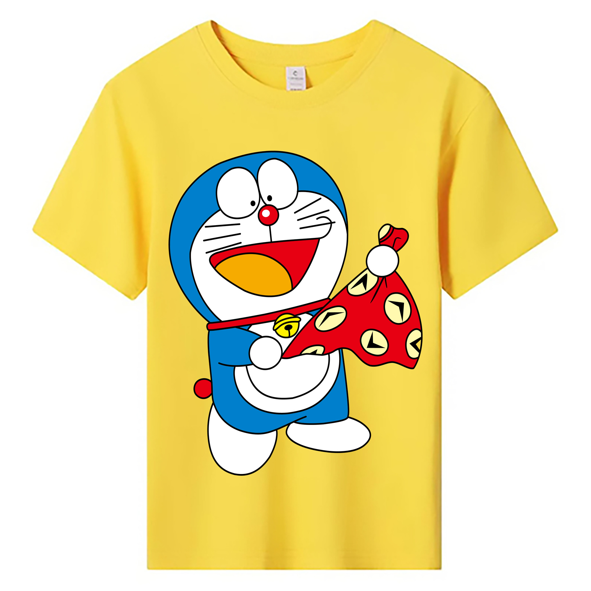 （画像用） ドラえもん Doraemon 綿100％キッズTシャツ（フロントプリント）