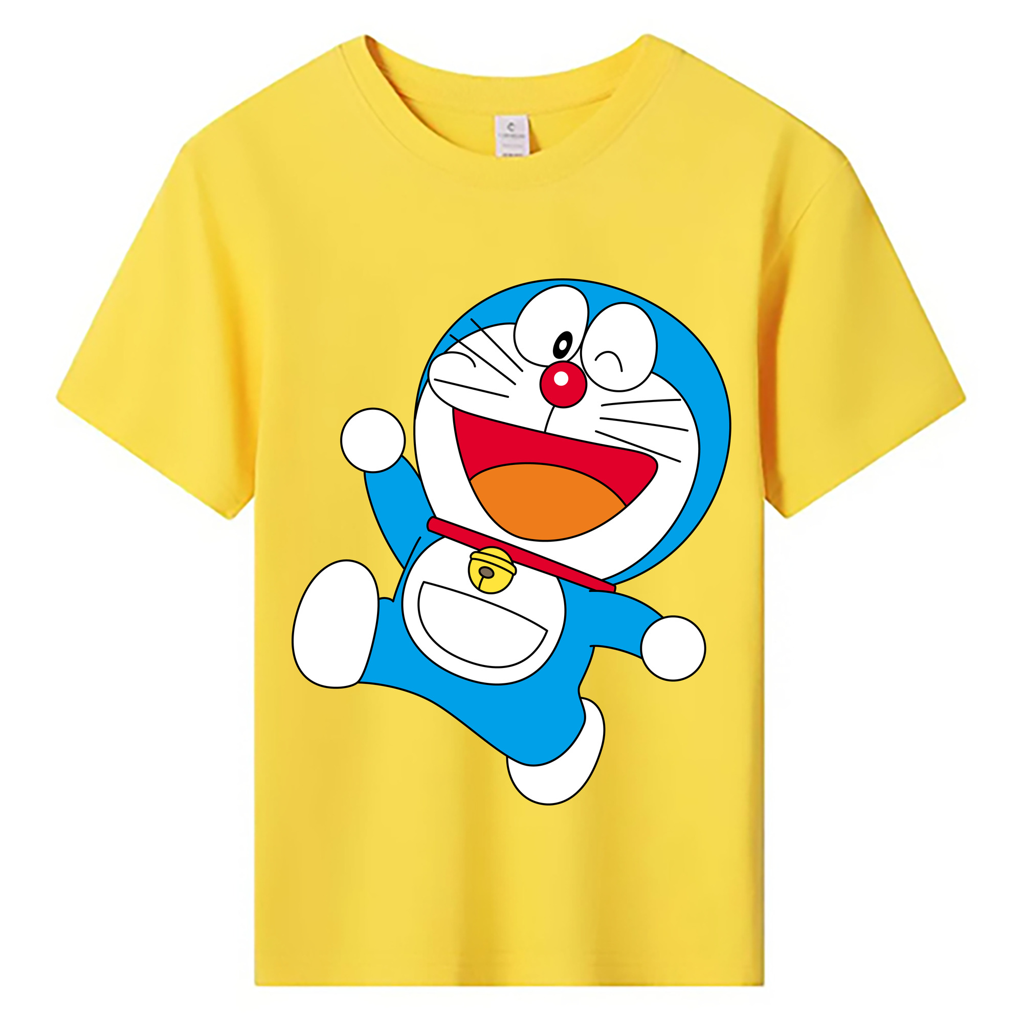 （画像用） ドラえもん Doraemon 綿100％キッズTシャツ（フロントプリント）